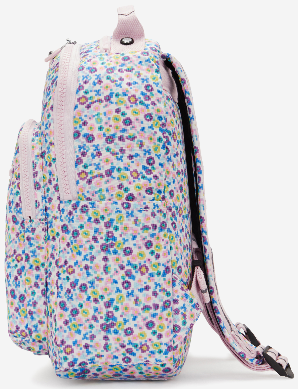 حقيبة ظهر صغيرة KIPLING Seoul S Dig Flower Prt (مع جيب للكمبيوتر اللوحي) I5357-7ER