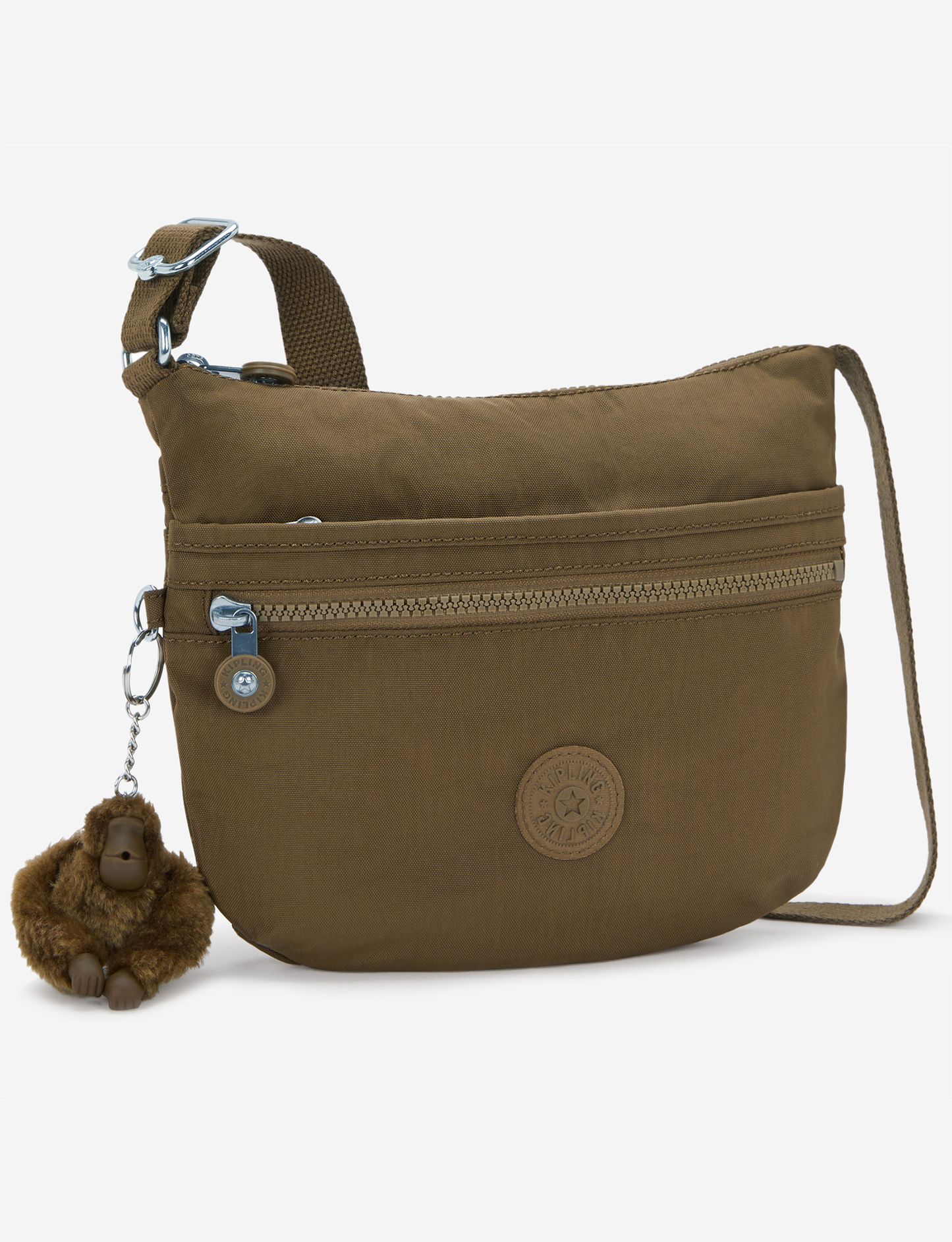 KIPLING Arto S Smooth Khaki حقيبة كروس بودي صغيرة 00070-1NA