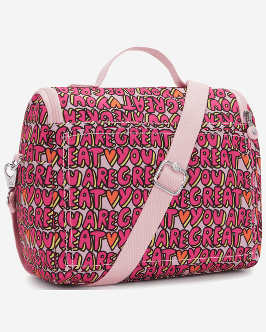 Kipling New Kichirou U R Great Prt Large LunchBag with Trolley Sleeve I5749-6KZ