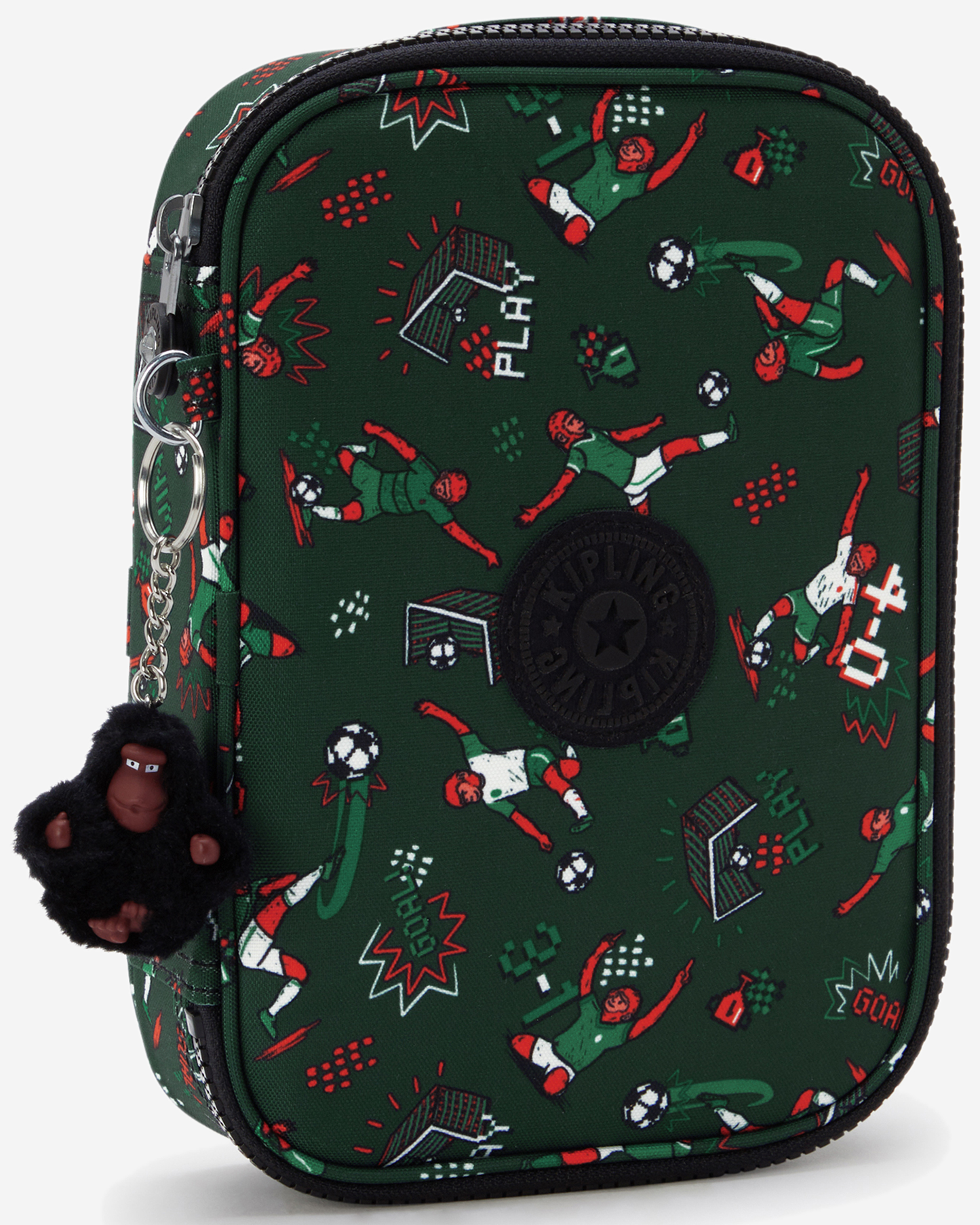Kipling 100 Pens Soccer Prt Large Pencase I6002-2KT