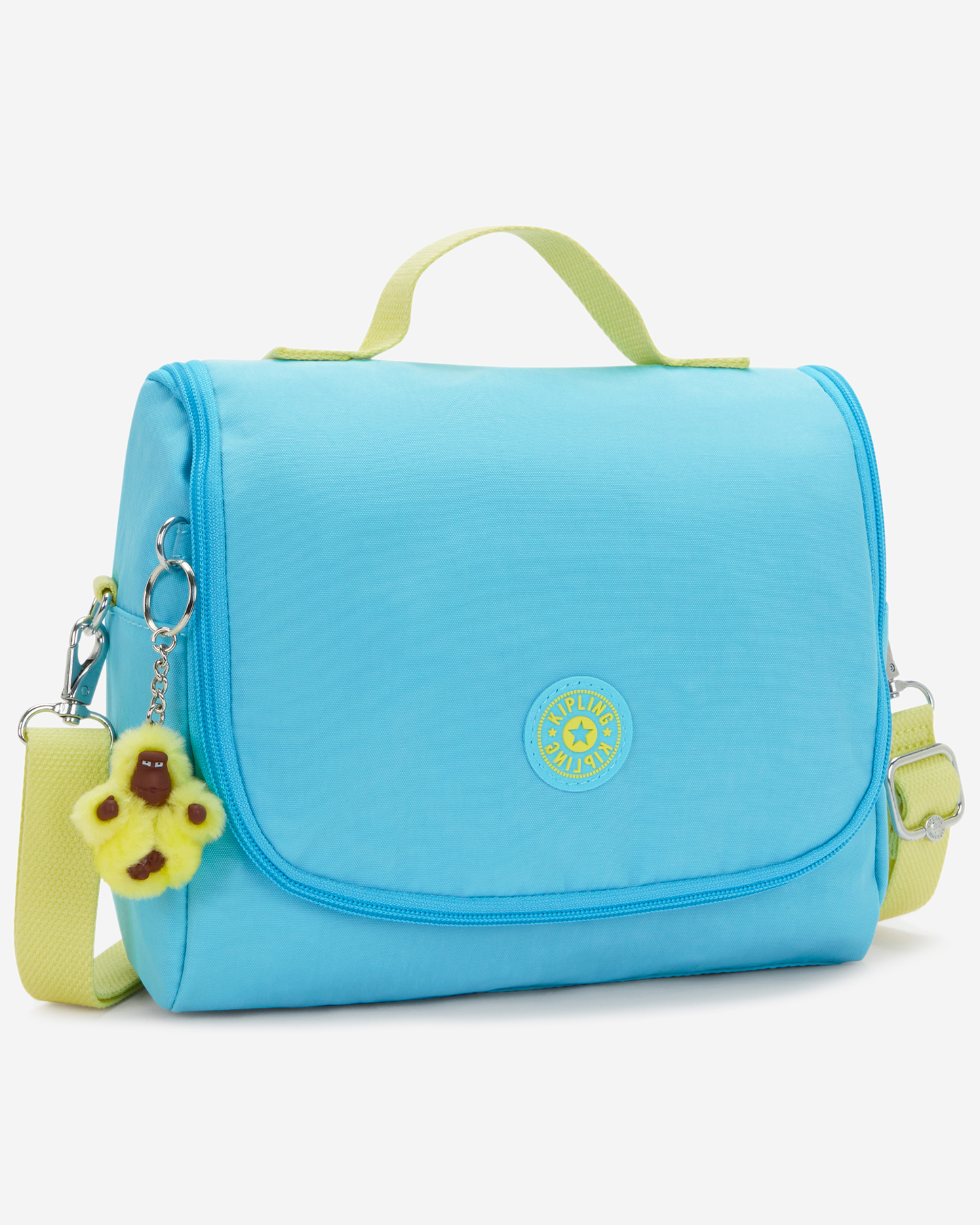 Kipling New Kichirou Splash Blue Large LunchBag with Trolley Sleeve 15289-3KR