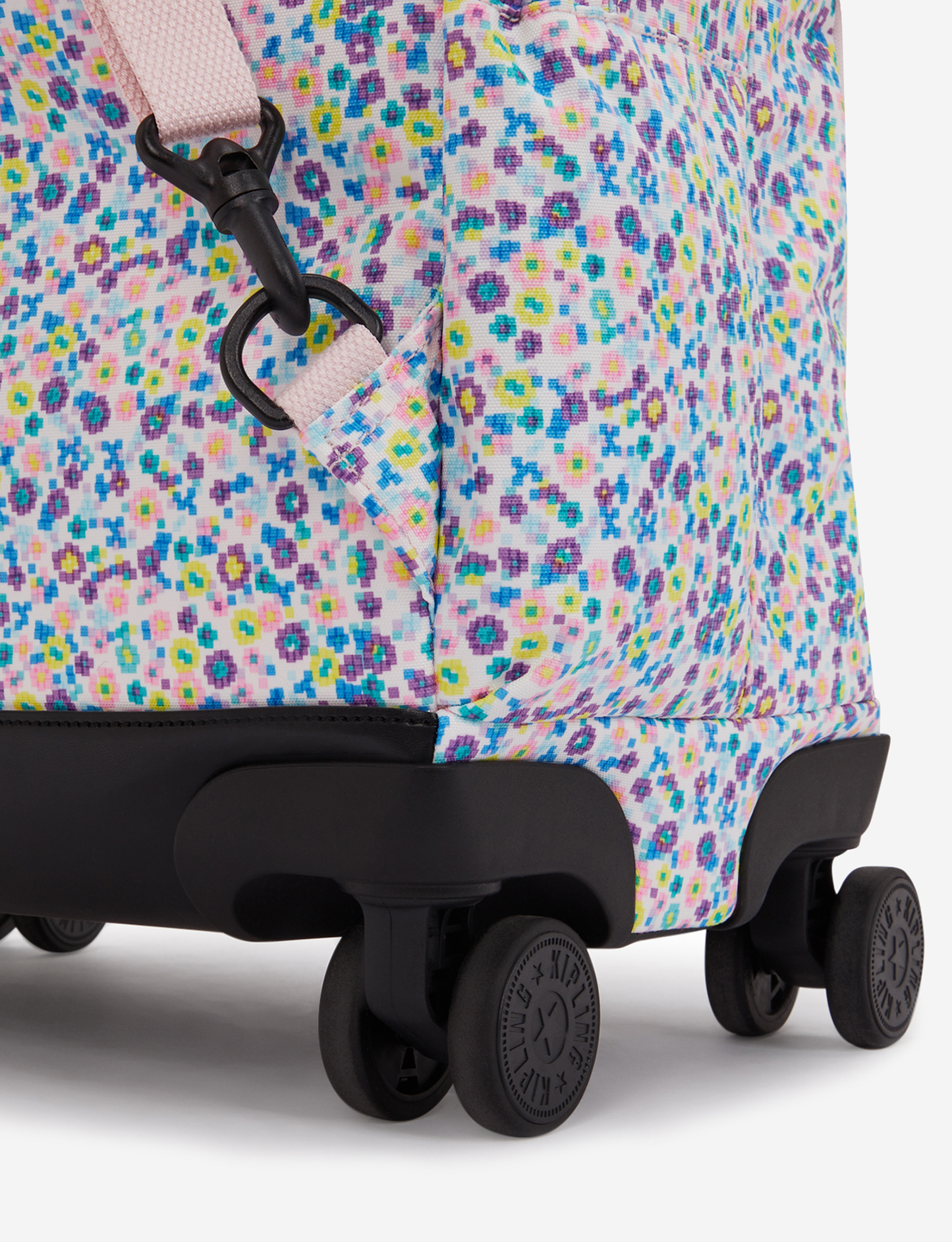 حقيبة ظهر كيبليج New Zea Digi Flower Prt كبيرة بعجلات (مع جيب للابتوب) I4674-7ER
