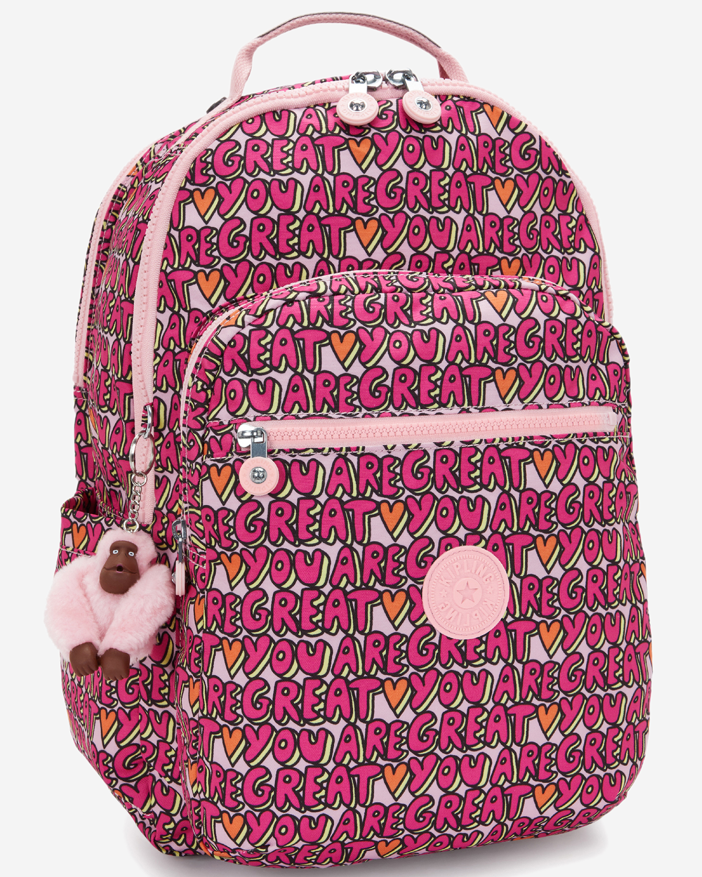 Kipling Seoul College Extra U R Great Prt Large Backpack with Laptop Compartment I6101-6KZ