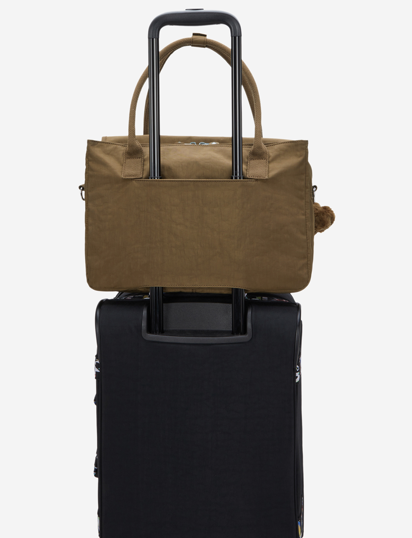 حقيبة عمل صغيرة KIPLING Superworker S Smooth Khaki (مع حزام كتف قابل للإزالة) I6134-1NA