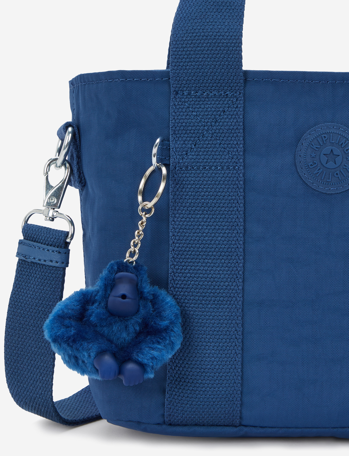 KIPLING حقيبة كتف صغيرة كاجوال زرقاء (مع حزام كتف قابل للإزالة) I7541-5PZ