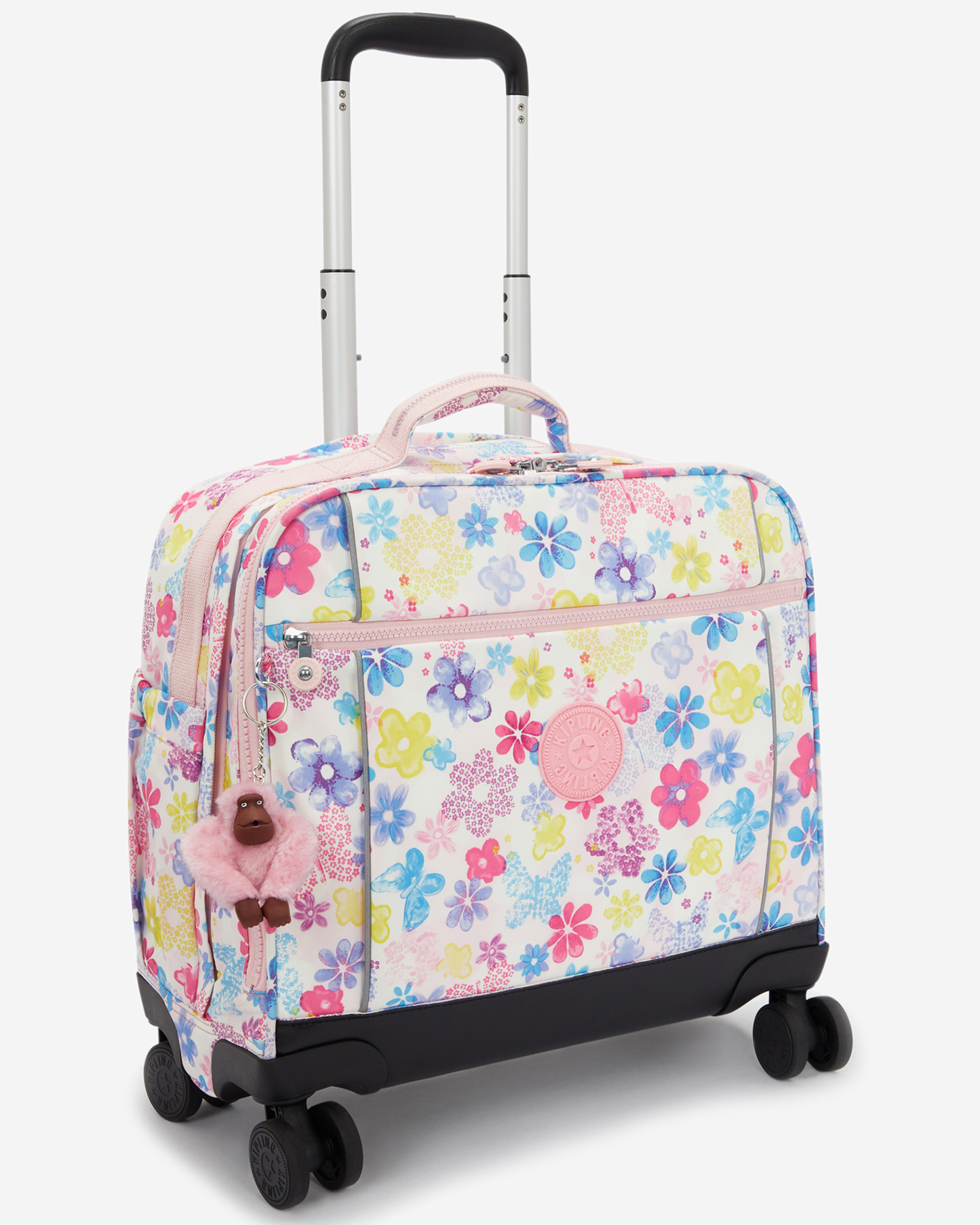 Kipling New Storia Flower Stamp Large Wheeled Bag I4847-8EM
