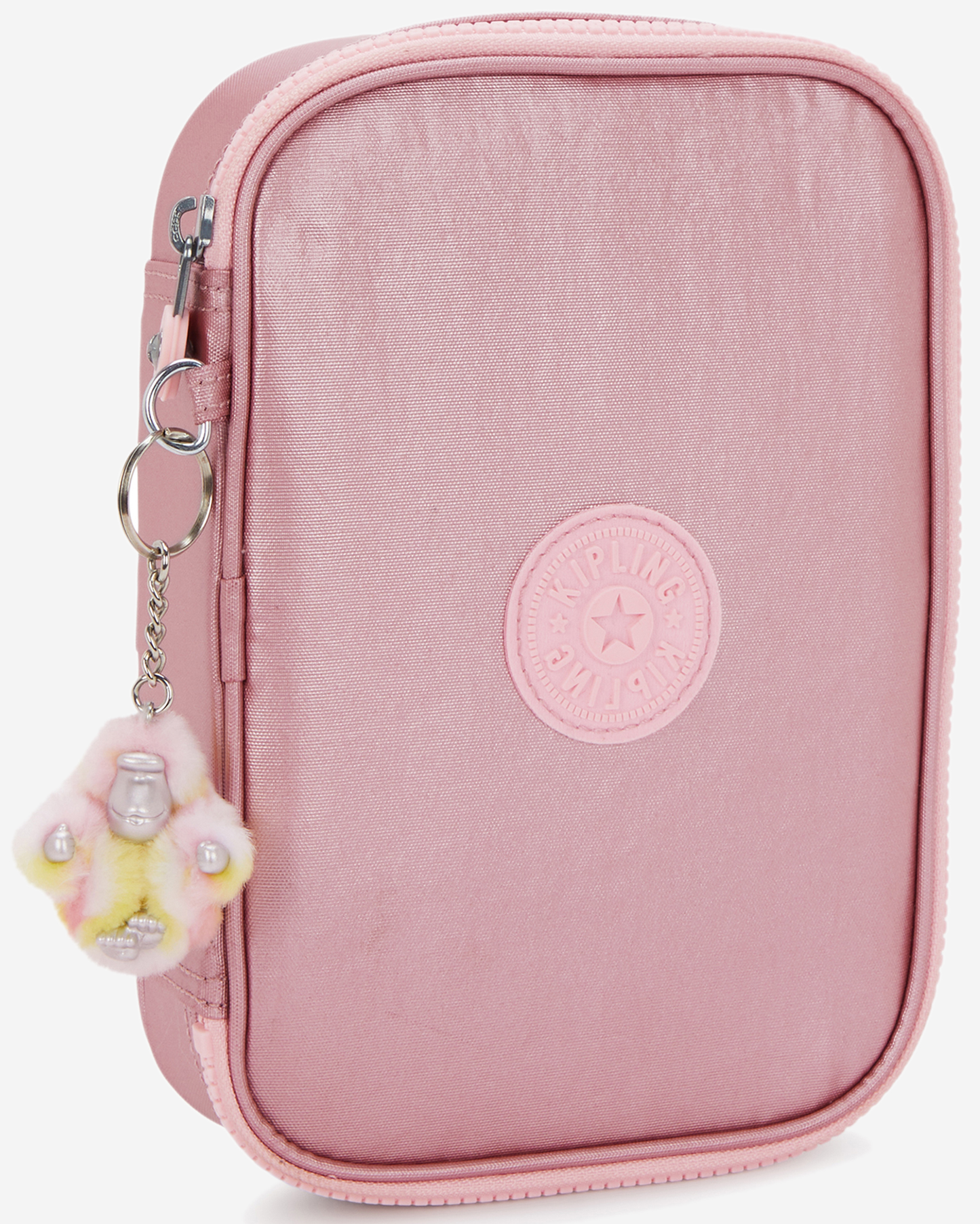 Kipling 100 Pens Bronze Pink Met Large Pencase I3624-3MD
