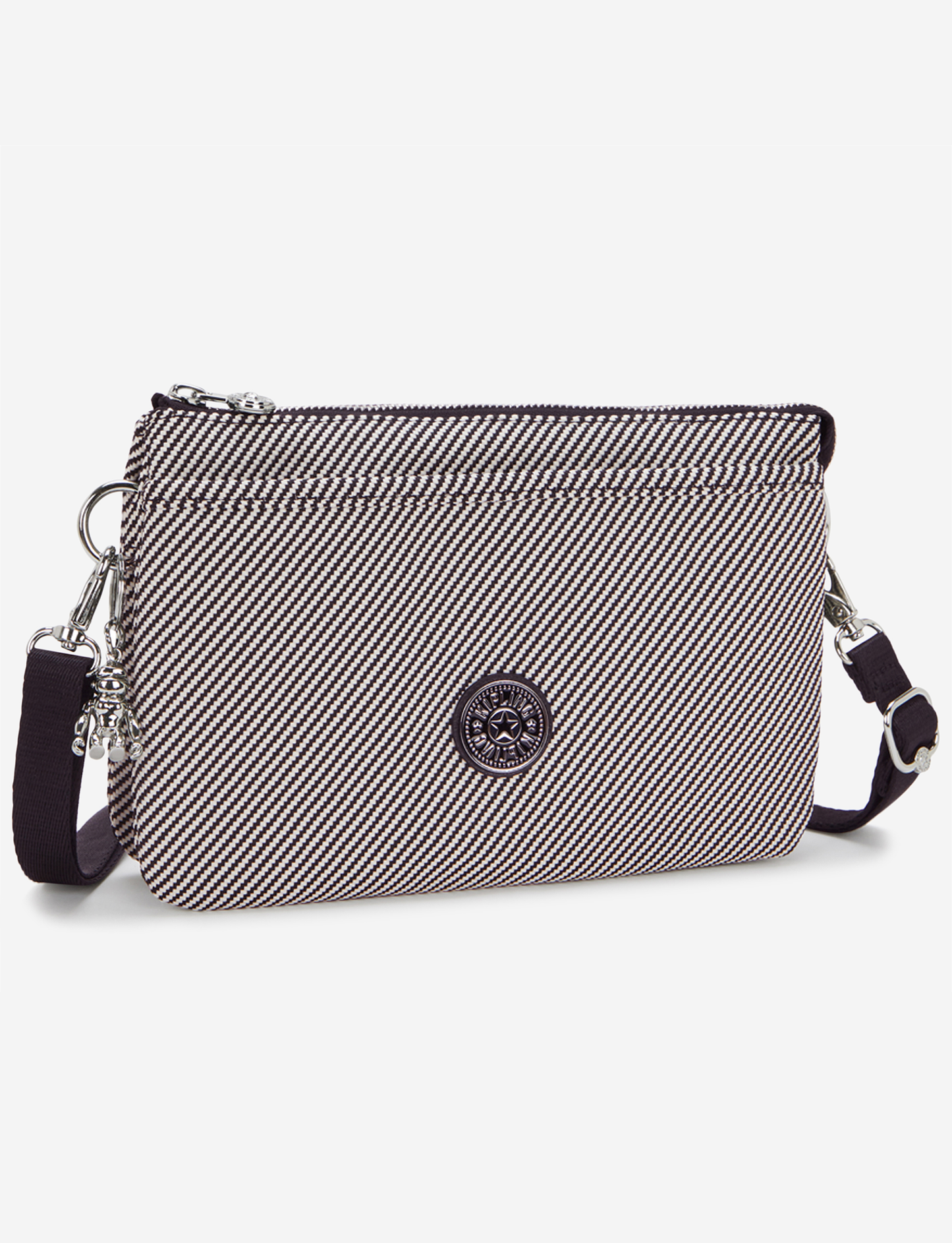 KIPLING حقيبة كروسبودي صغيرة بتصميم قطري ريري Jq (مع حزام كتف قابل للإزالة) I8043-4SY