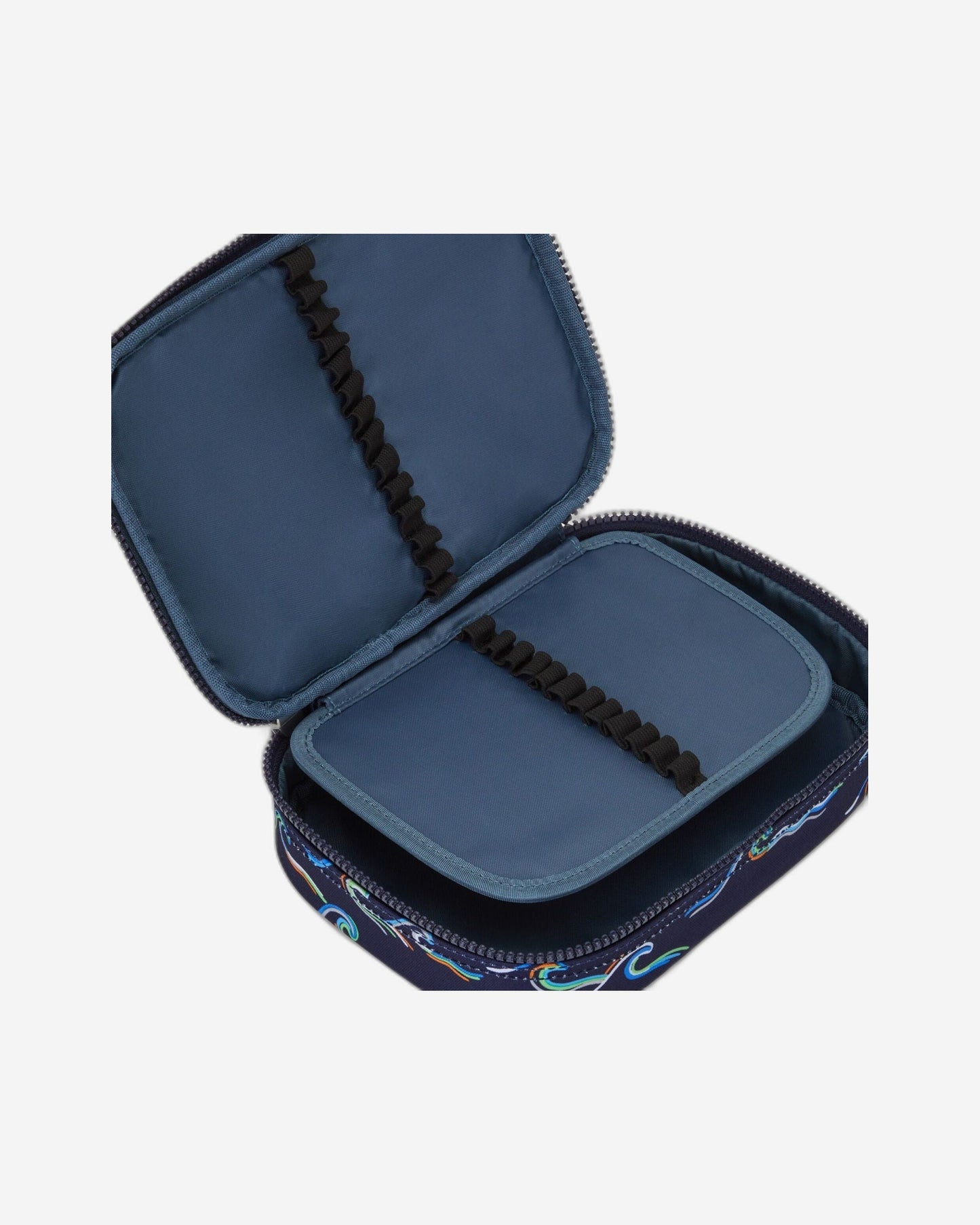 حقيبة أقلام كبيرة من كيبلينغ 100 بنز بطبعة Fun Ocean، موديل C2I6002-W92