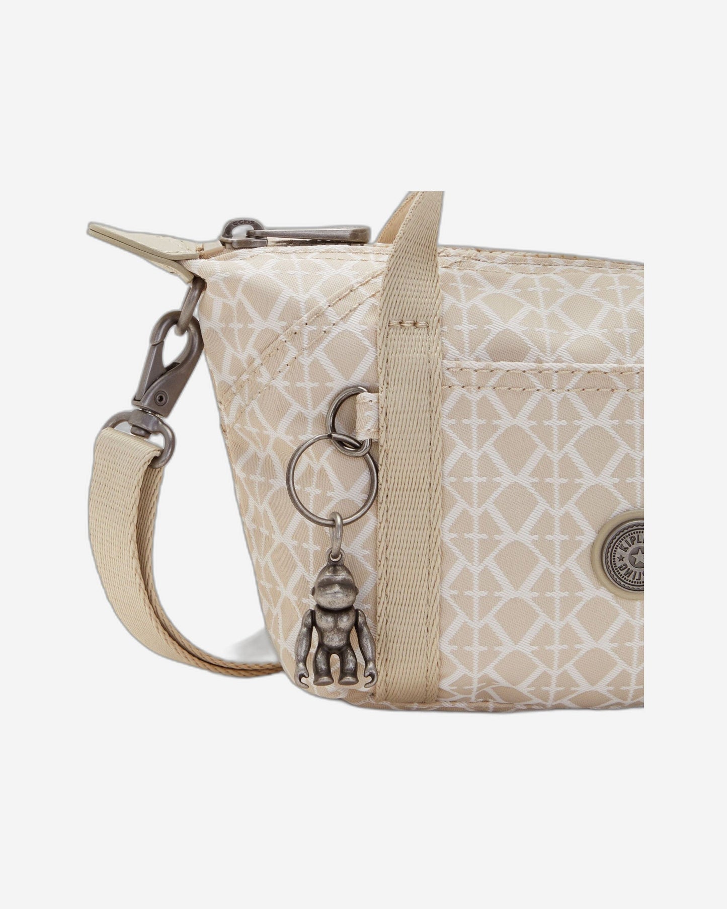 حقيبة كروسبودي صغيرة Kipling Art Compact Signature بيج C2I7492-R63