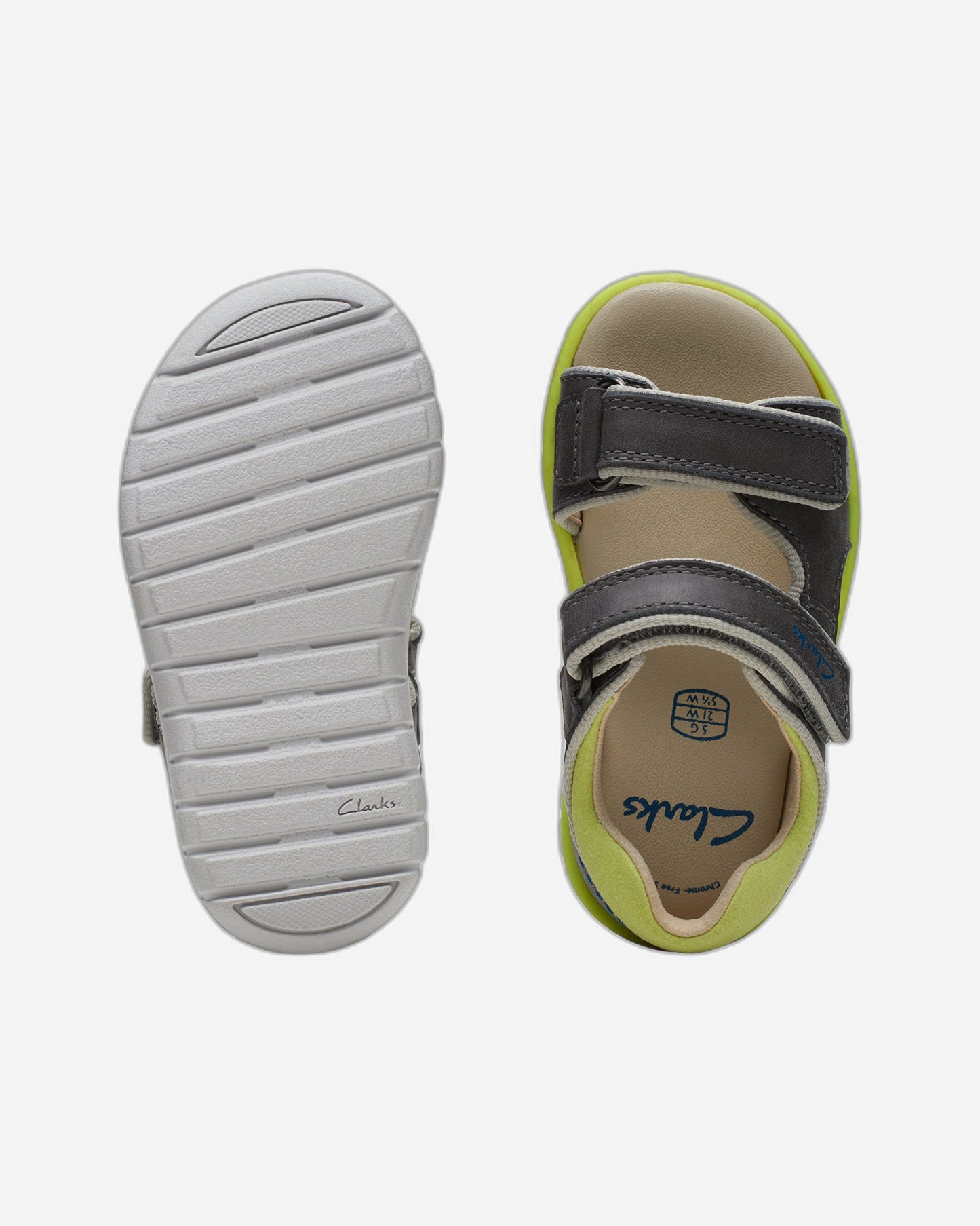 Clarks Boys Roam Plane للأطفال الصغار (مقاس عريض)