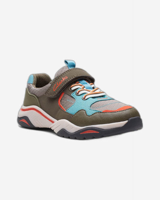 Clarks Boys Feather Jump Kid (مقاس واسع)