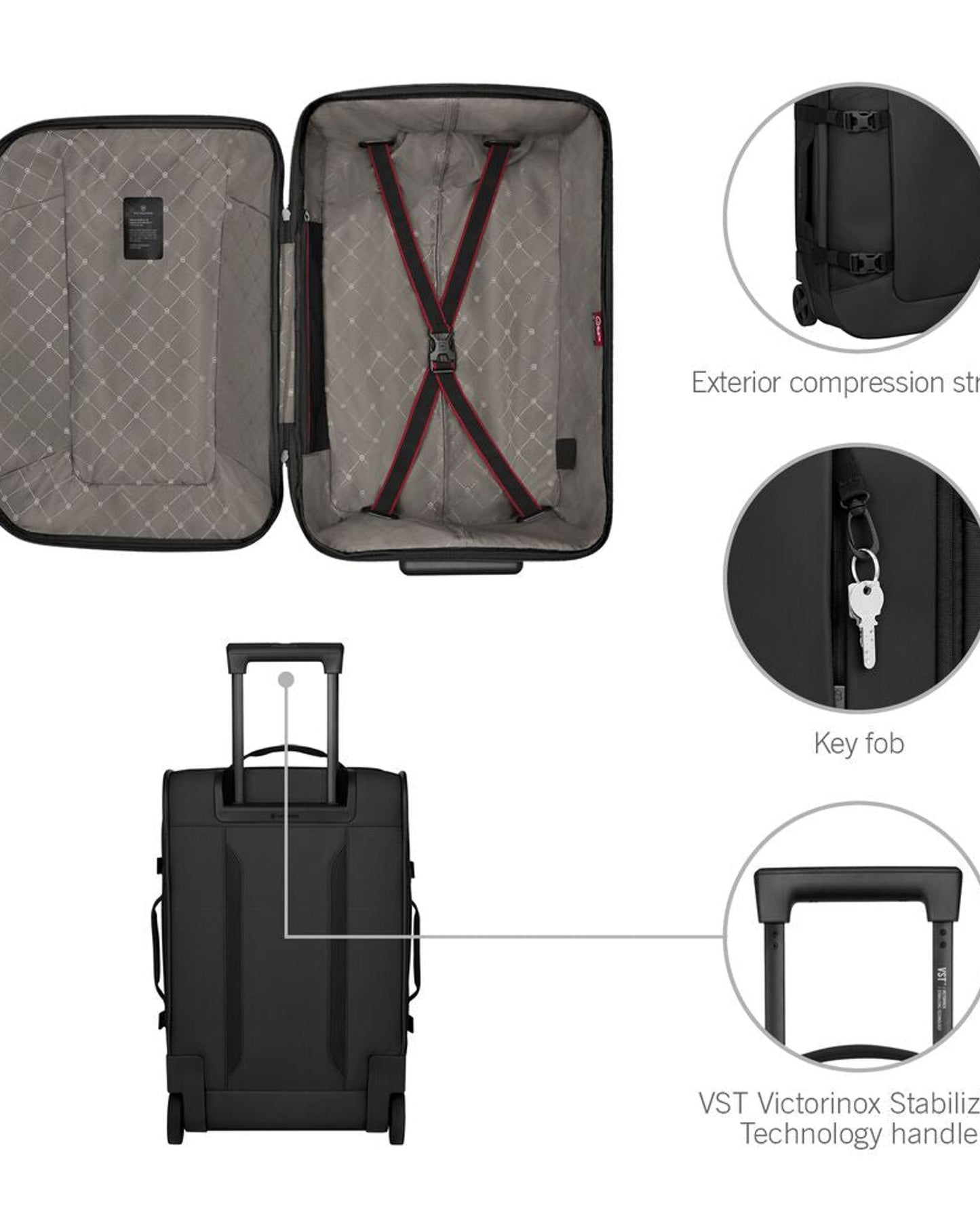 Victorinox Altmont Modern حقيبة دفل بعجلات لون أسود