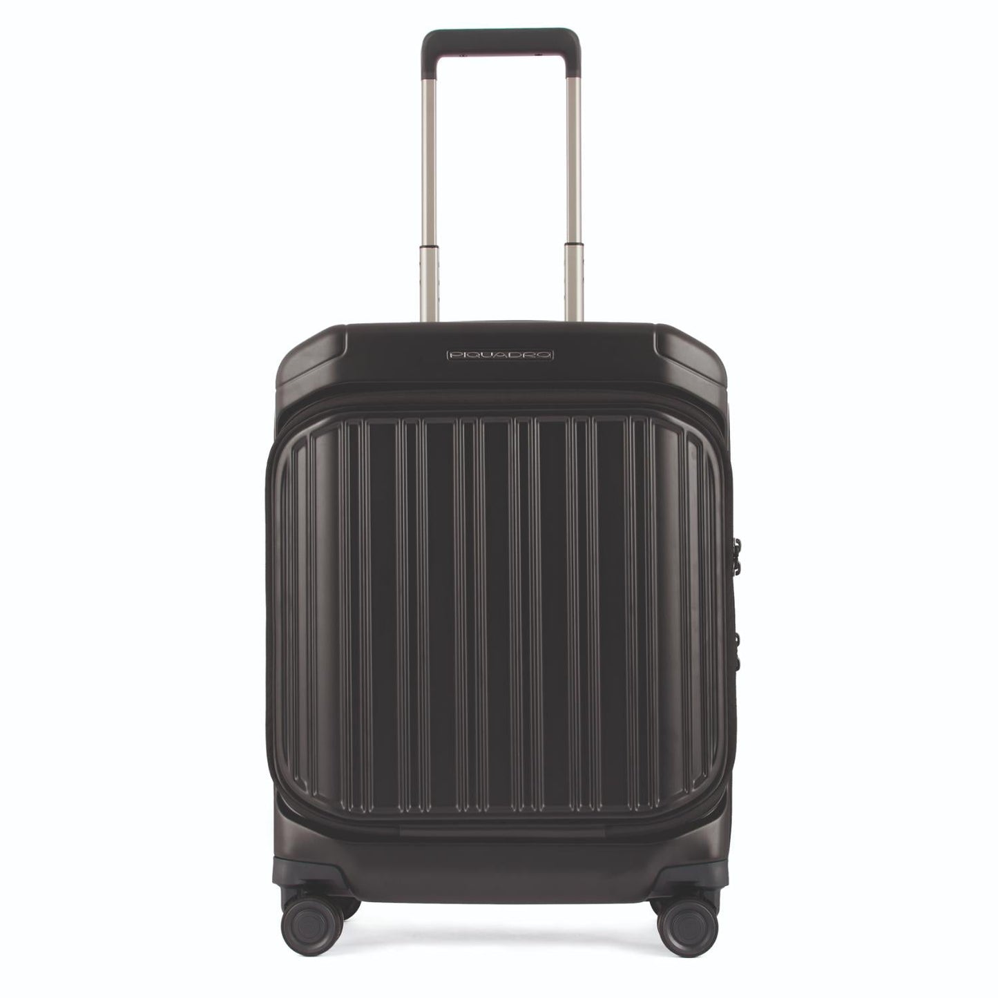 Piquadro Pq-Light Cabin Spinner Hardside مع كمبيوتر وأسود غير لامع