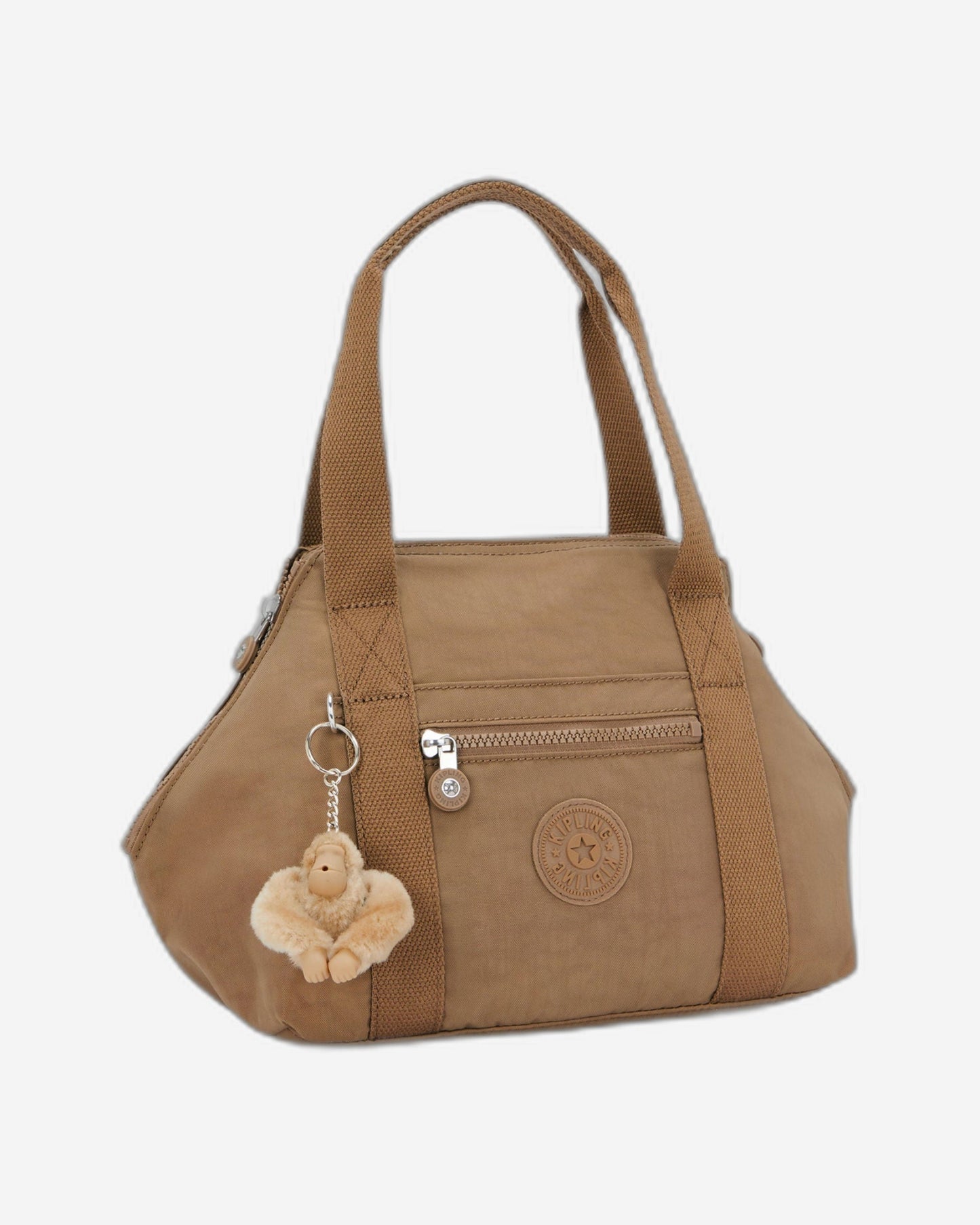 Kipling Art Mini Early Tan حقيبة يد صغيرة (مع حزام كتف قابل للإزالة) 01327-7CN