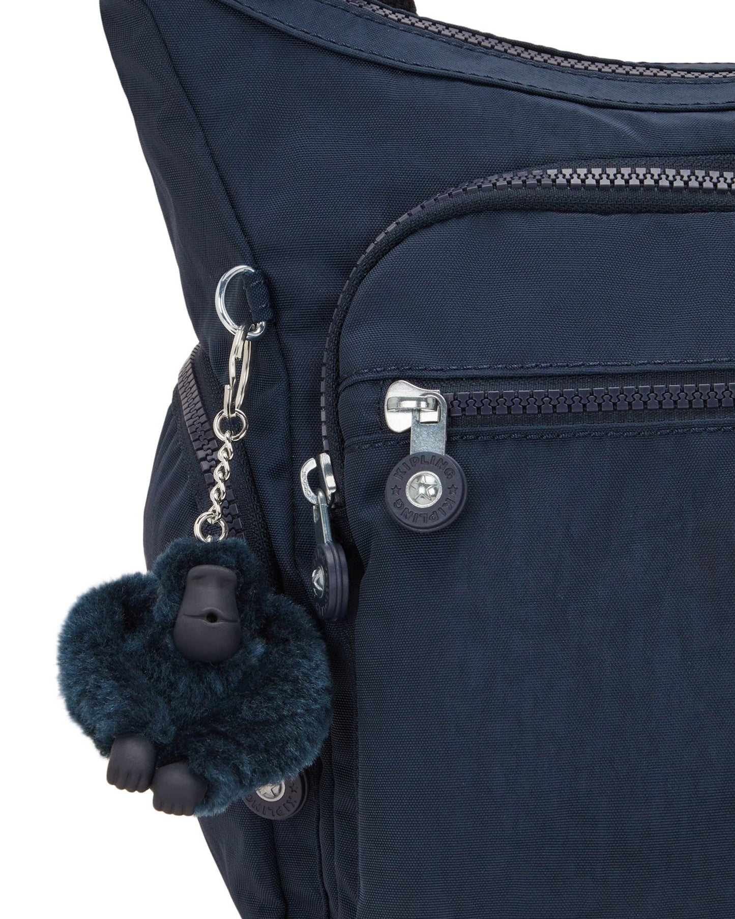 Kipling Gabbie Blue Bleu 2 حقيبة كروس كبيرة 15255-96V