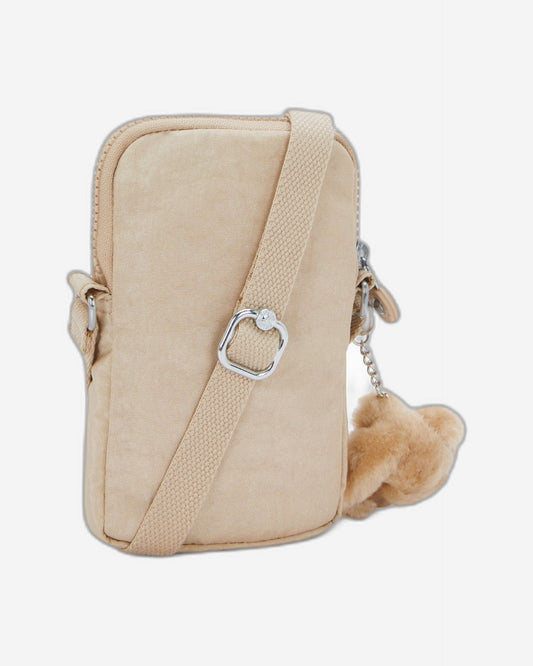 حقيبة هاتف Kipling Tally Sparkled باللون البيج I0272-5Dv