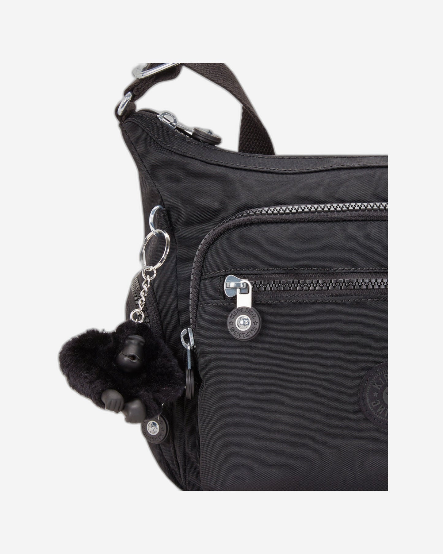 Kipling Gabbie S Black Noir حقيبة كروس متوسطة I2531-P39