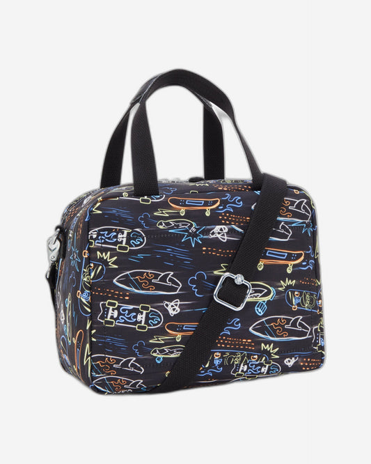 حقيبة غداء كبيرة Kipling Miyo Neon Skate مع جراب عربة I2989-71M