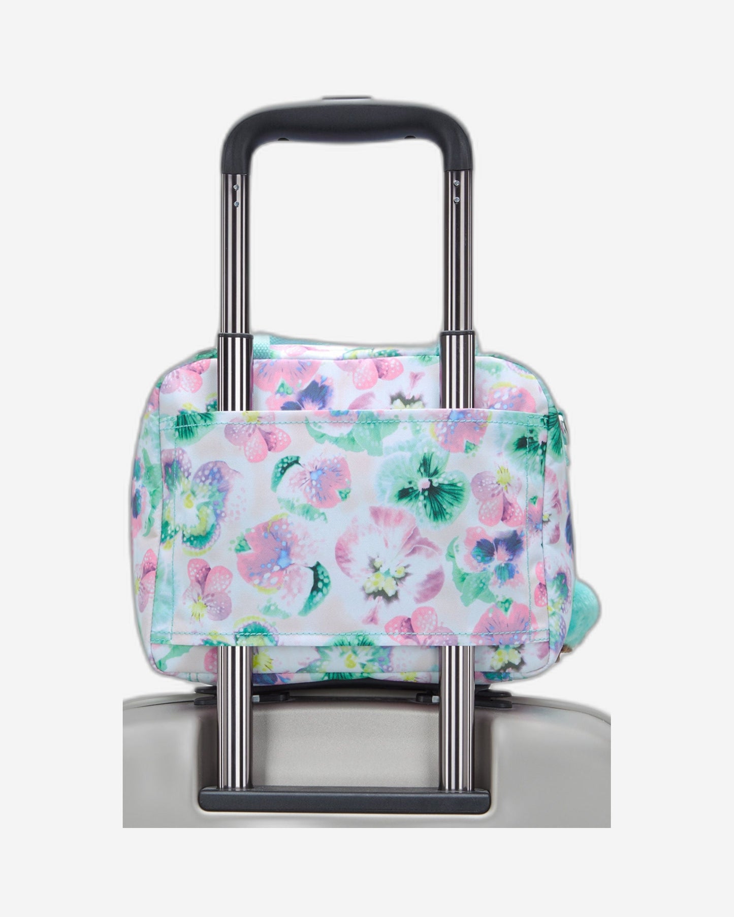 حقيبة غداء كبيرة Kipling Miyo Aqua Blossom مع كم ترولي C2I2989-7EC