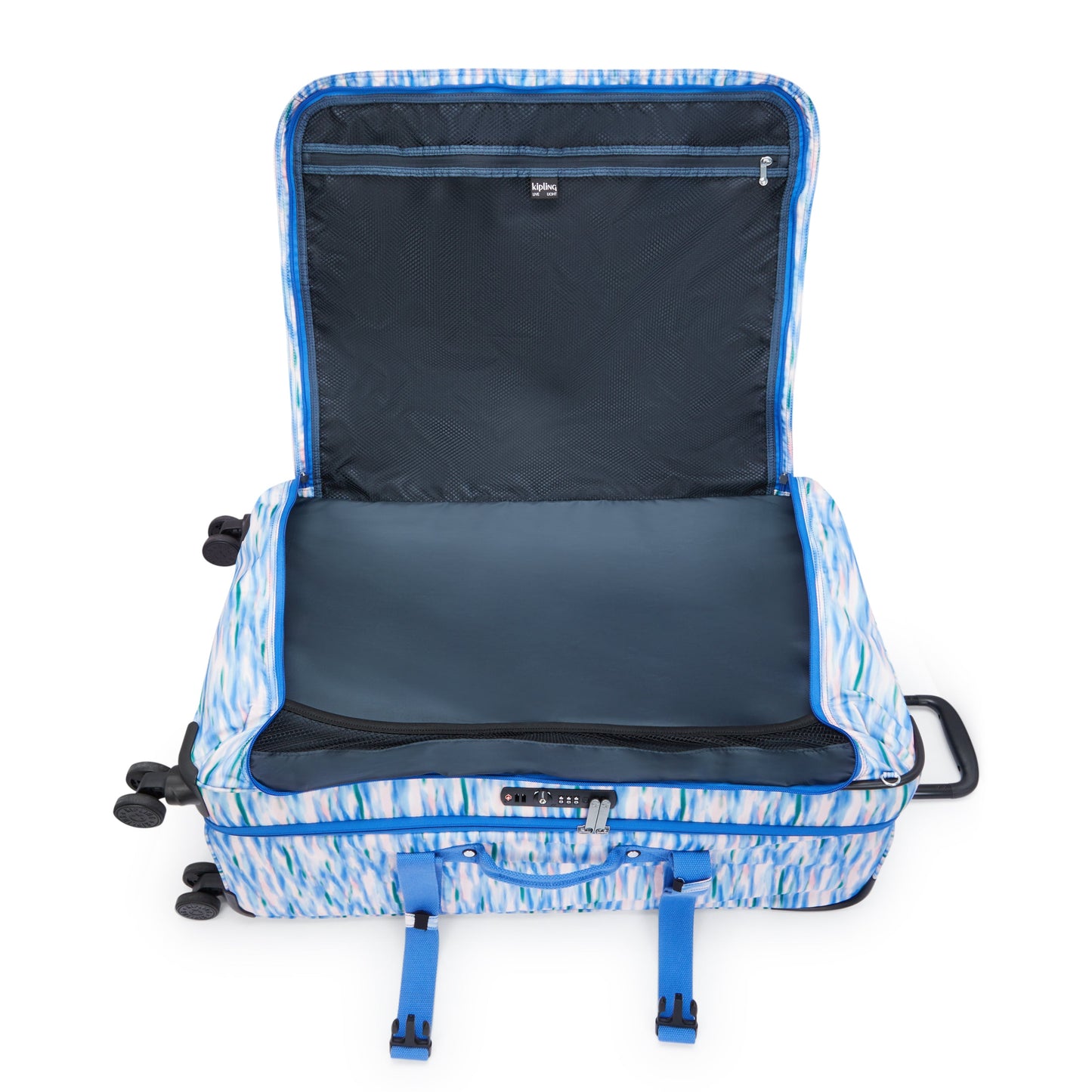 KIPLING-Spontaneous L-Large Wheels luggage-Diluted Blue-I3397-TX9
