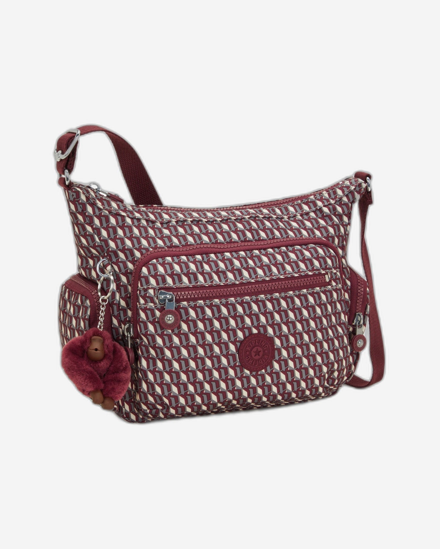 Kipling Gabbie S 3Dk Wine Medium حقيبة كروسبودي I3759-1PB
