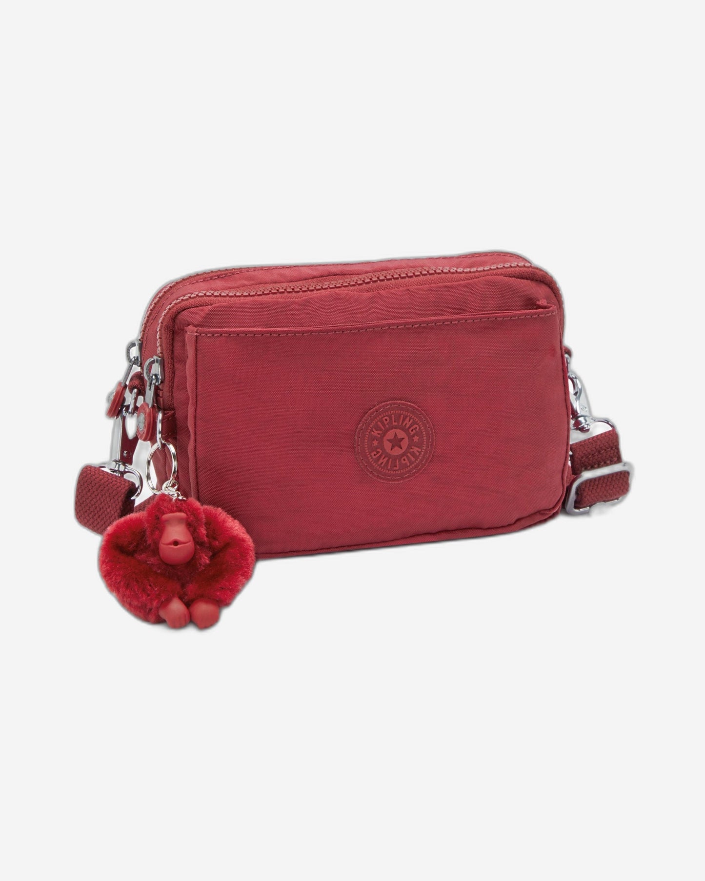 حقيبة كتف صغيرة Kipling Abanu متعددة الألوان باللون الأحمر I3795-4SS