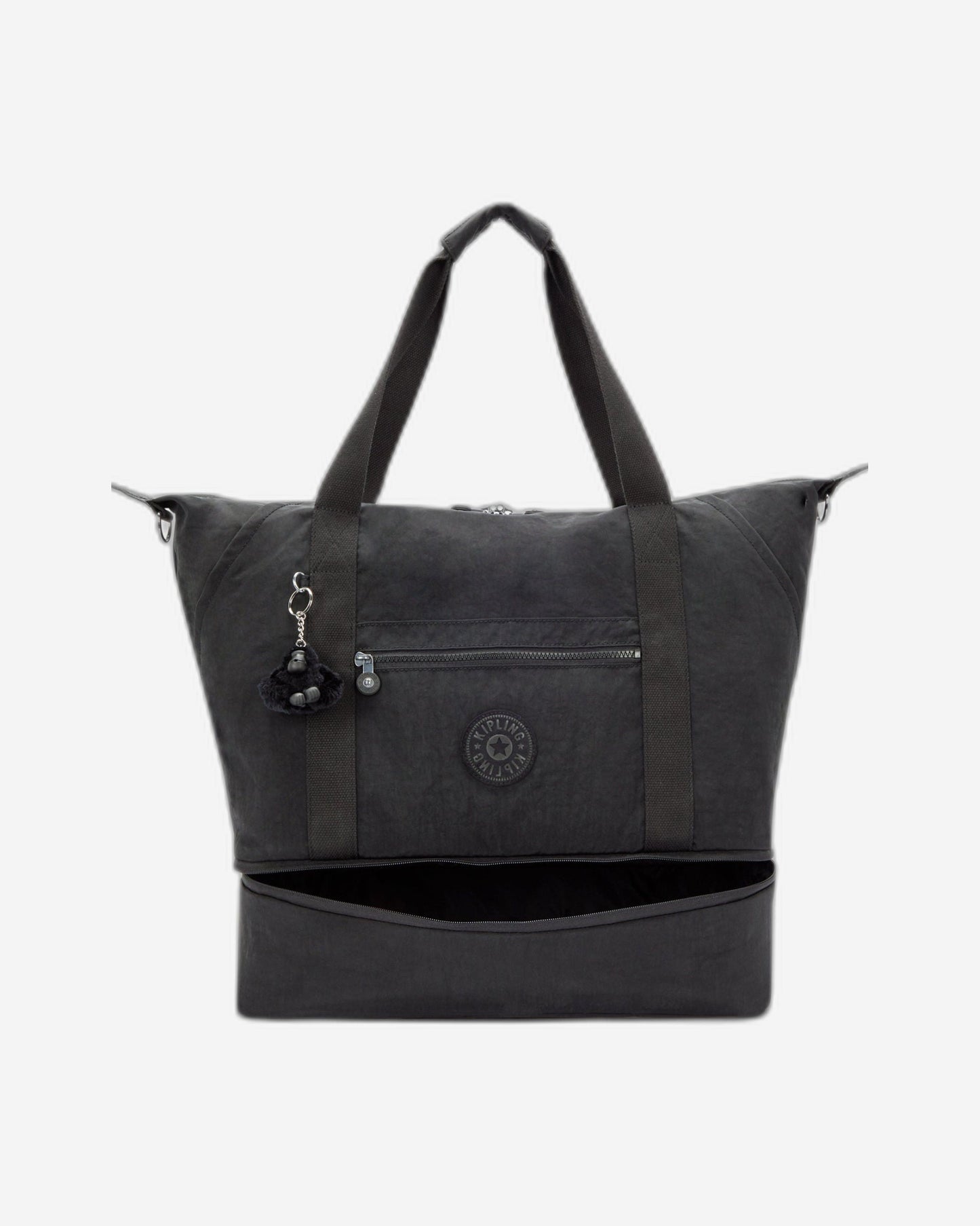 Kipling Art M حقيبة عطلة نهاية الأسبوع السوداء الكبيرة I3869-P39