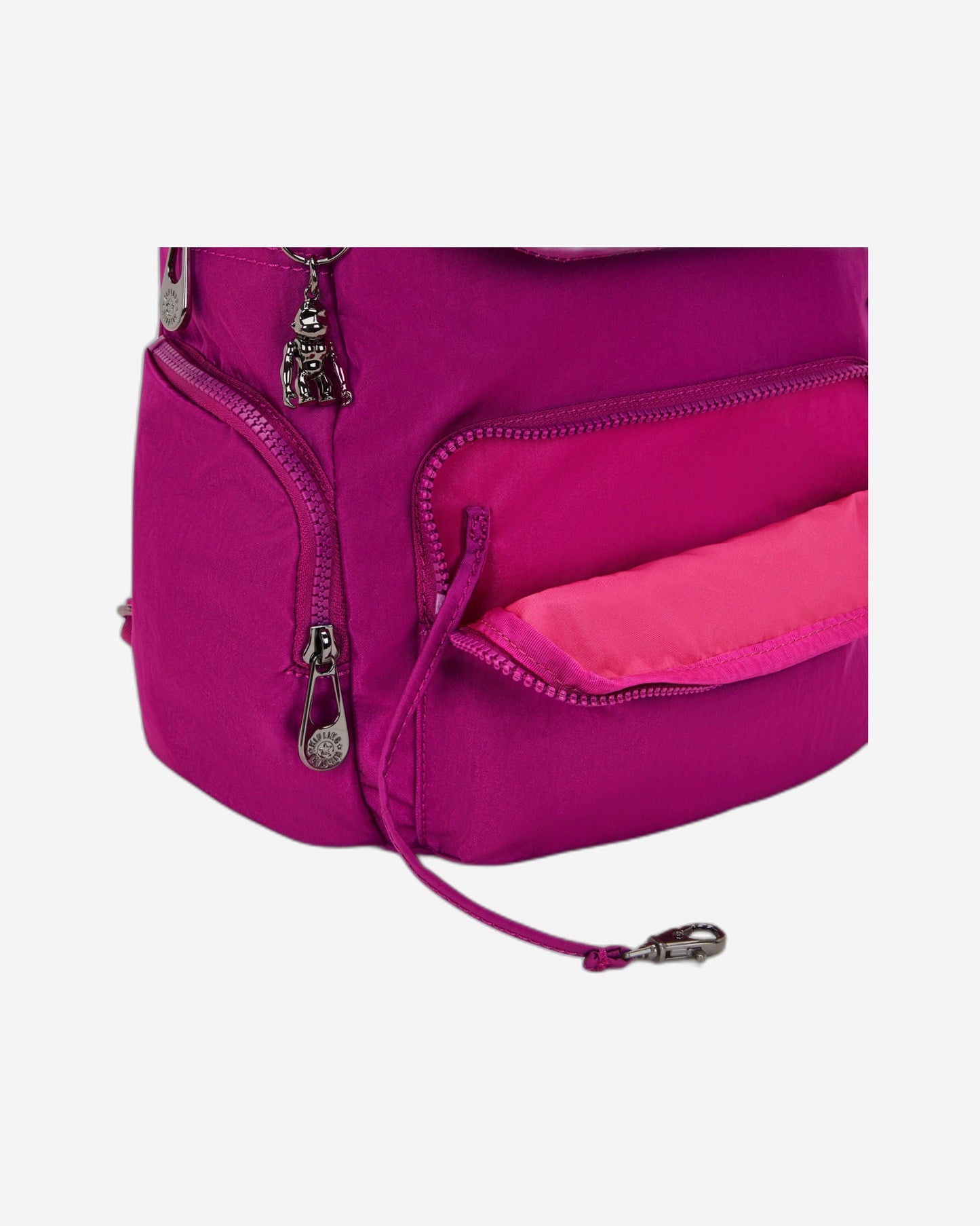 حقيبة ظهر صغيرة Kipling City Zip S Fuchsia Night I4430-7LE