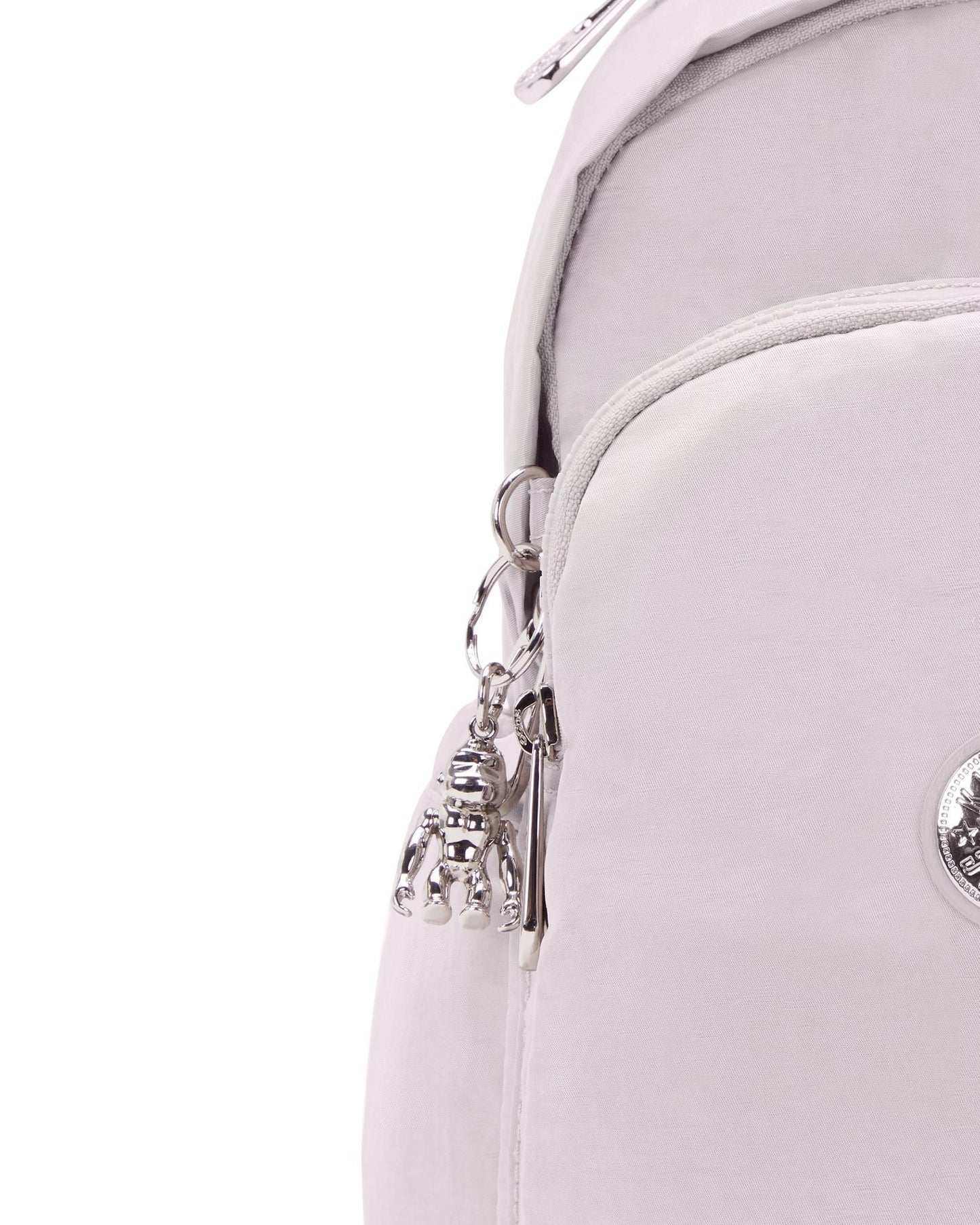 Kipling Delia Mini Gleam Silver حقيبة ظهر صغيرة C2I4563-K6G
