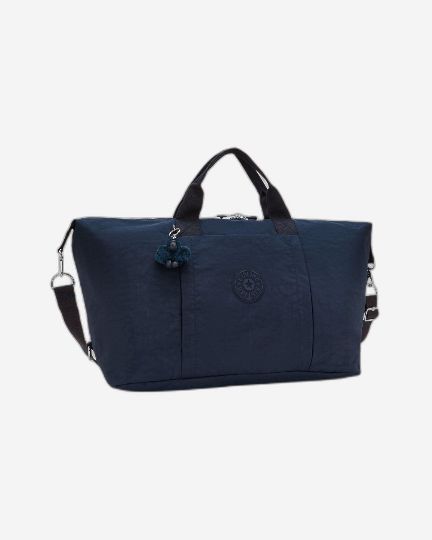Kipling Bori Blue Bleu حقيبة ويكندر كبيرة (مع جيب ترولي وحزام كتف قابل للإزالة) I4582-96V