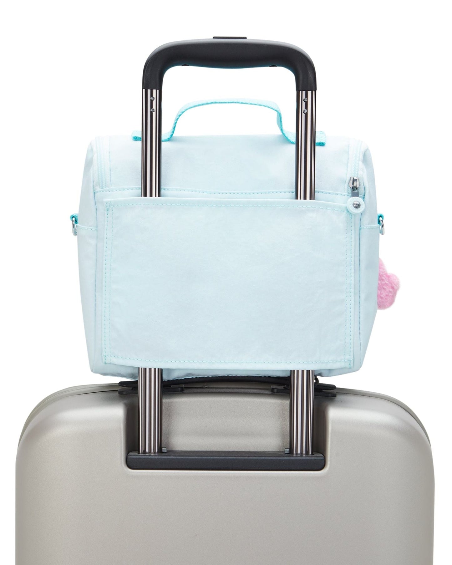 KIPLING New Kichirou Blue Sky Metallic Large Lunchbox (with trolley pocket) I5356-5MB