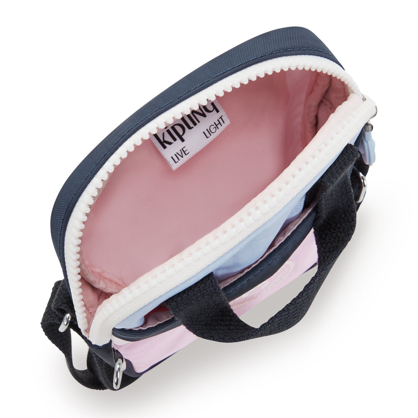KIPLING-Levy-Small Crossbody with Zipped Close & Top Ha-L Pink Blue Bl-I5459-9KR