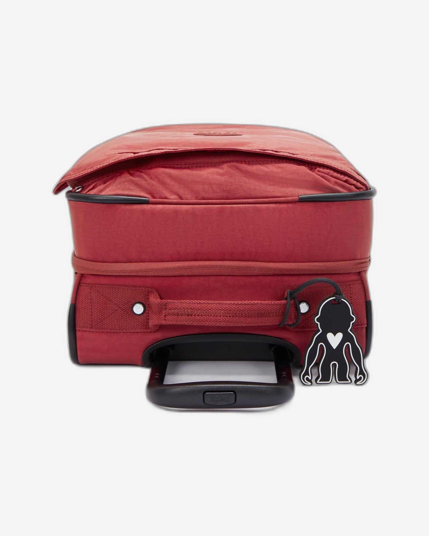 حقيبة سفر Kipling Spontaneous S صغيرة الحجم ذات عجلات، لون أحمر جذاب، I5508-4SS