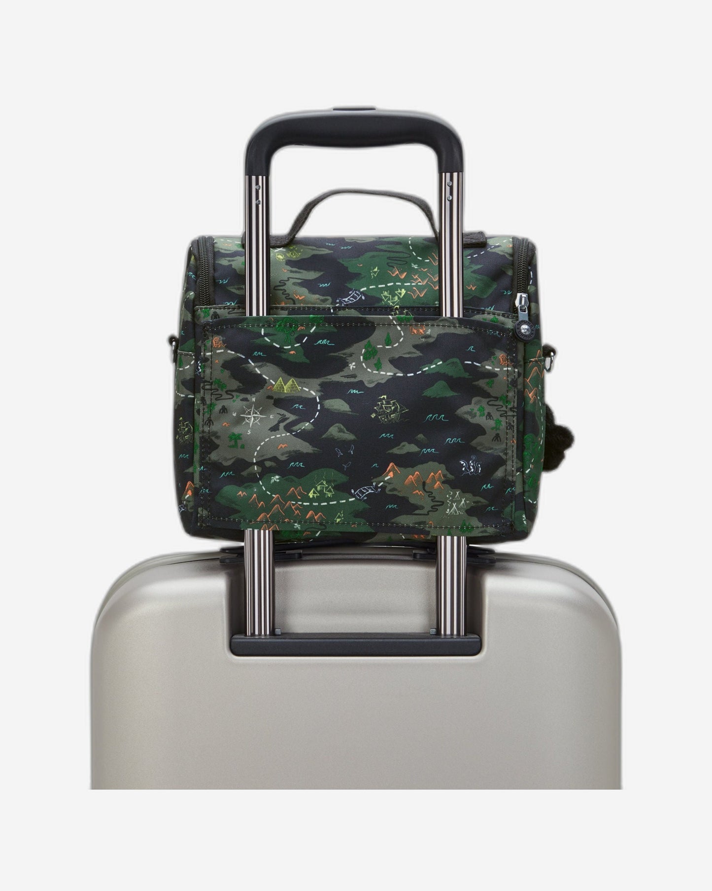 صندوق غداء كبير من KIPLING New Kichirou Camo Treasure (مع جراب عربة) I5749-3PB