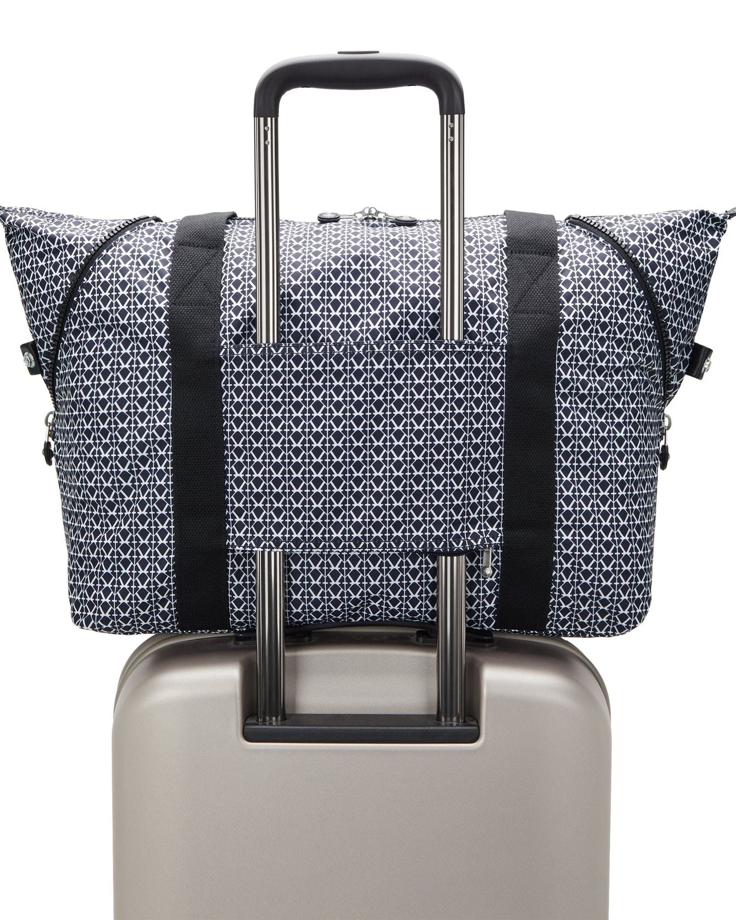 حقيبة يد كبيرة بطبعة Kipling Art M Signature C2I6004-DD2