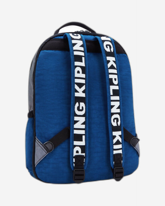 حقيبة ظهر كبيرة Kipling Seoul Lap Scuba Blue طراز I6180-9Ek مع جيب للابتوب