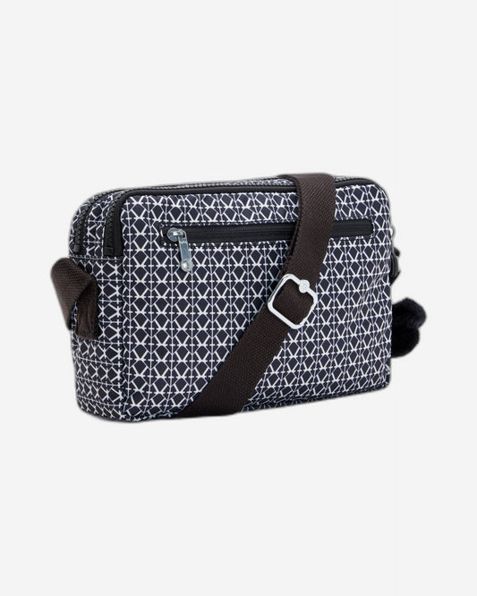 حقيبة كروس متوسطة بطبعة حروف Kipling Abanu M I6237-Dd2