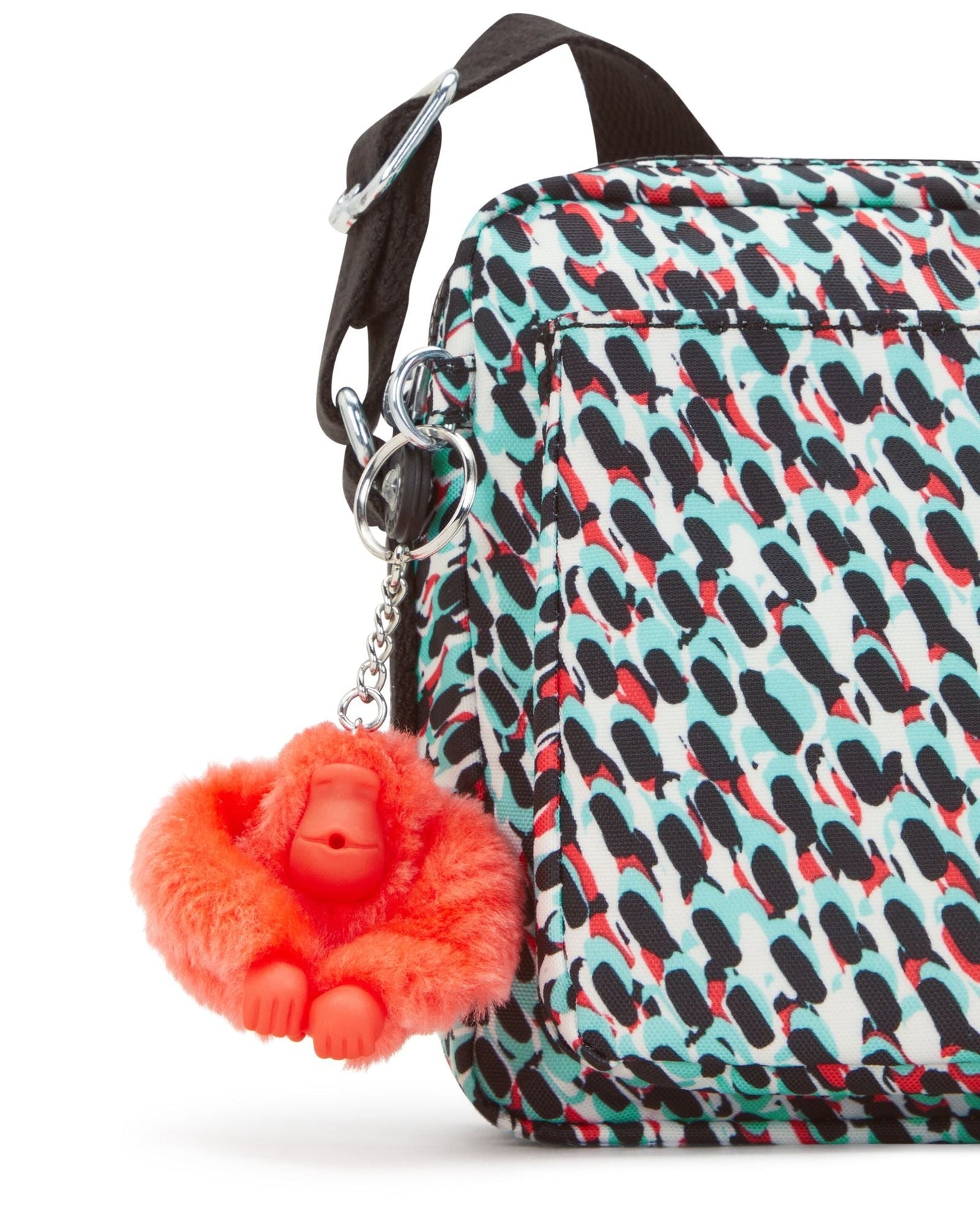 حقيبة كروس متوسطة بطبعة تجريدية من Kipling Abanu طراز C2I6237-GN6