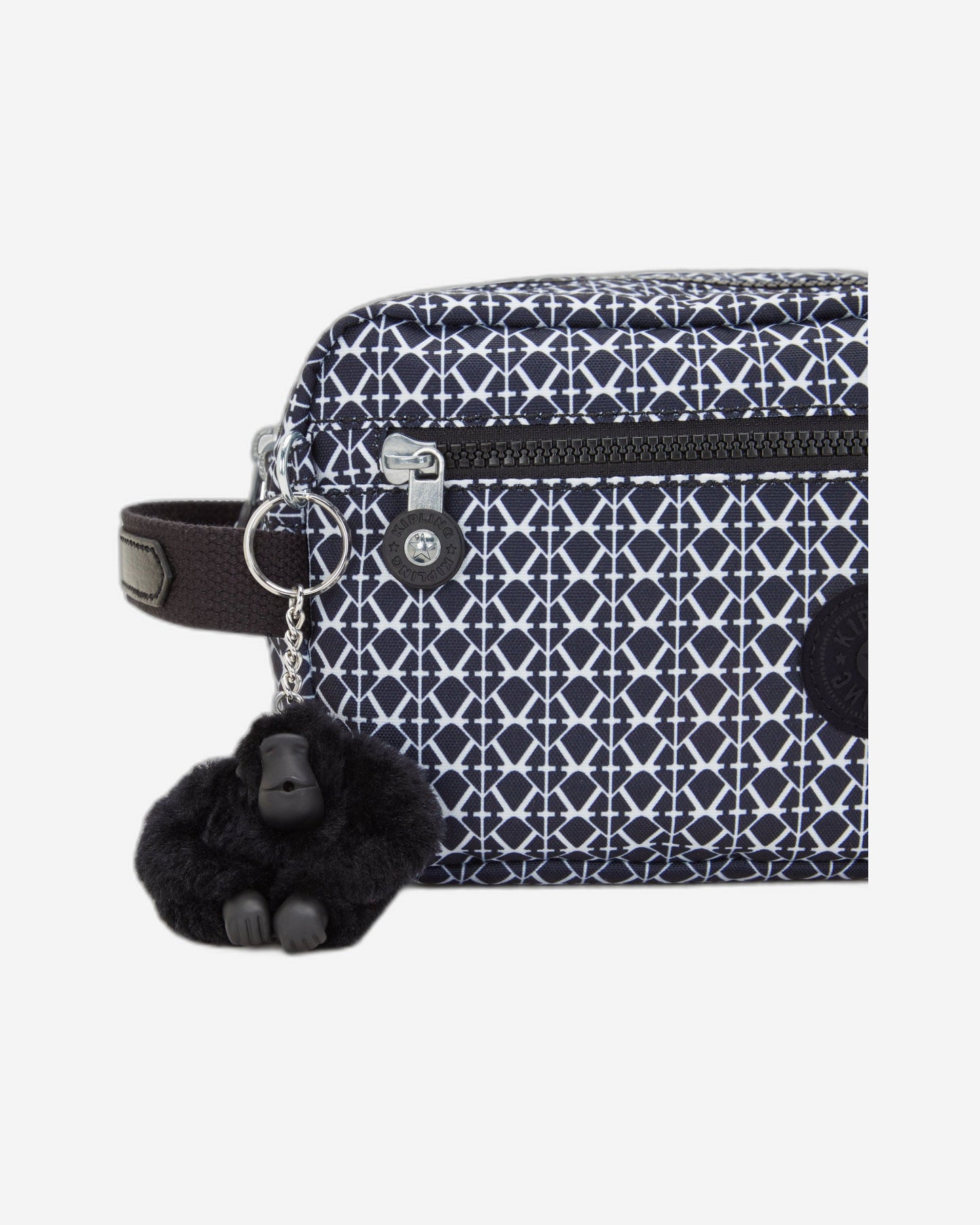حقيبة أدوات الزينة متوسطة الحجم بطبعة Kipling Agot المميزة C2I6277-DD2