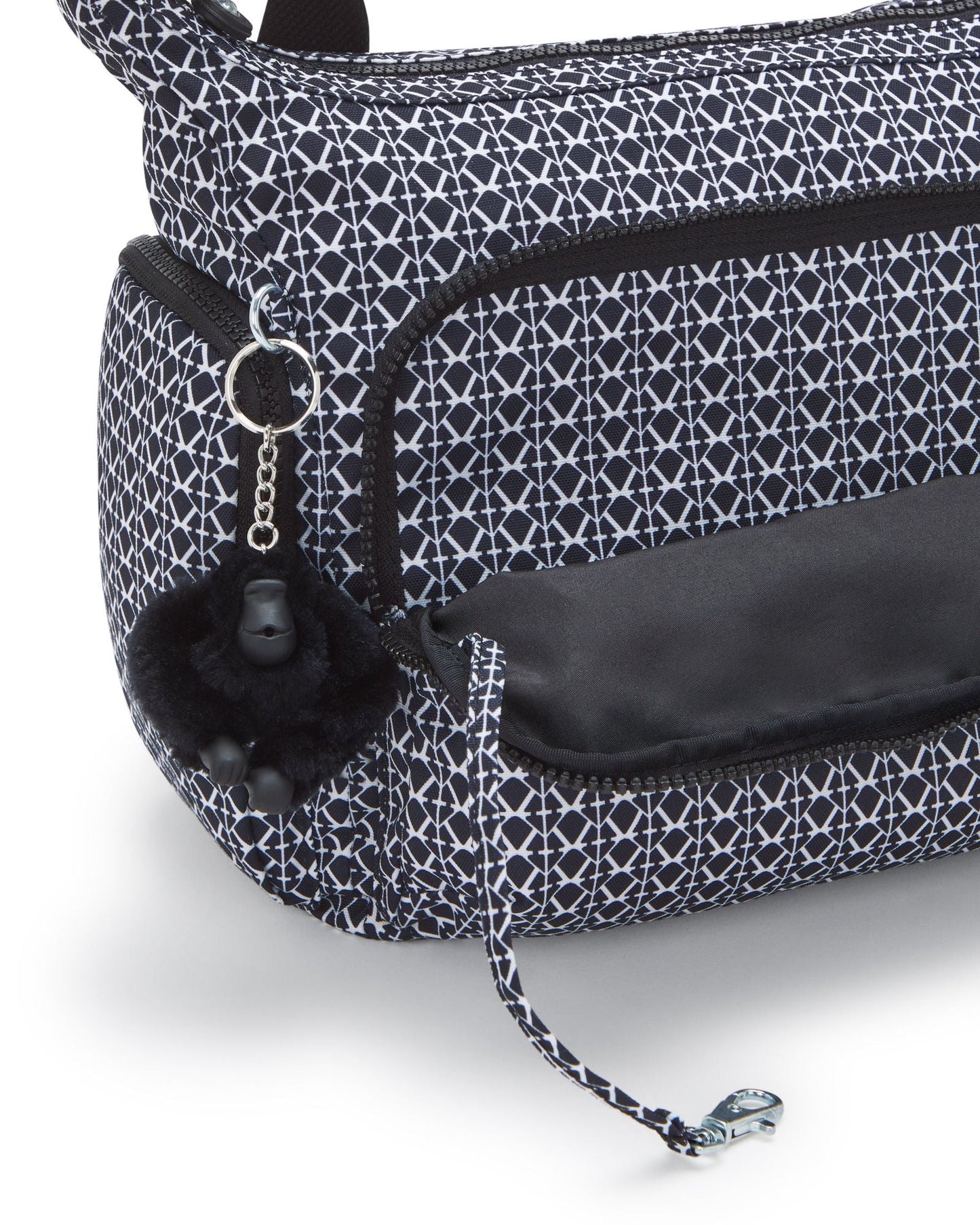 حقيبة كروس كبيرة بطبعة Kipling Gabb Signature C2I6525-DD2