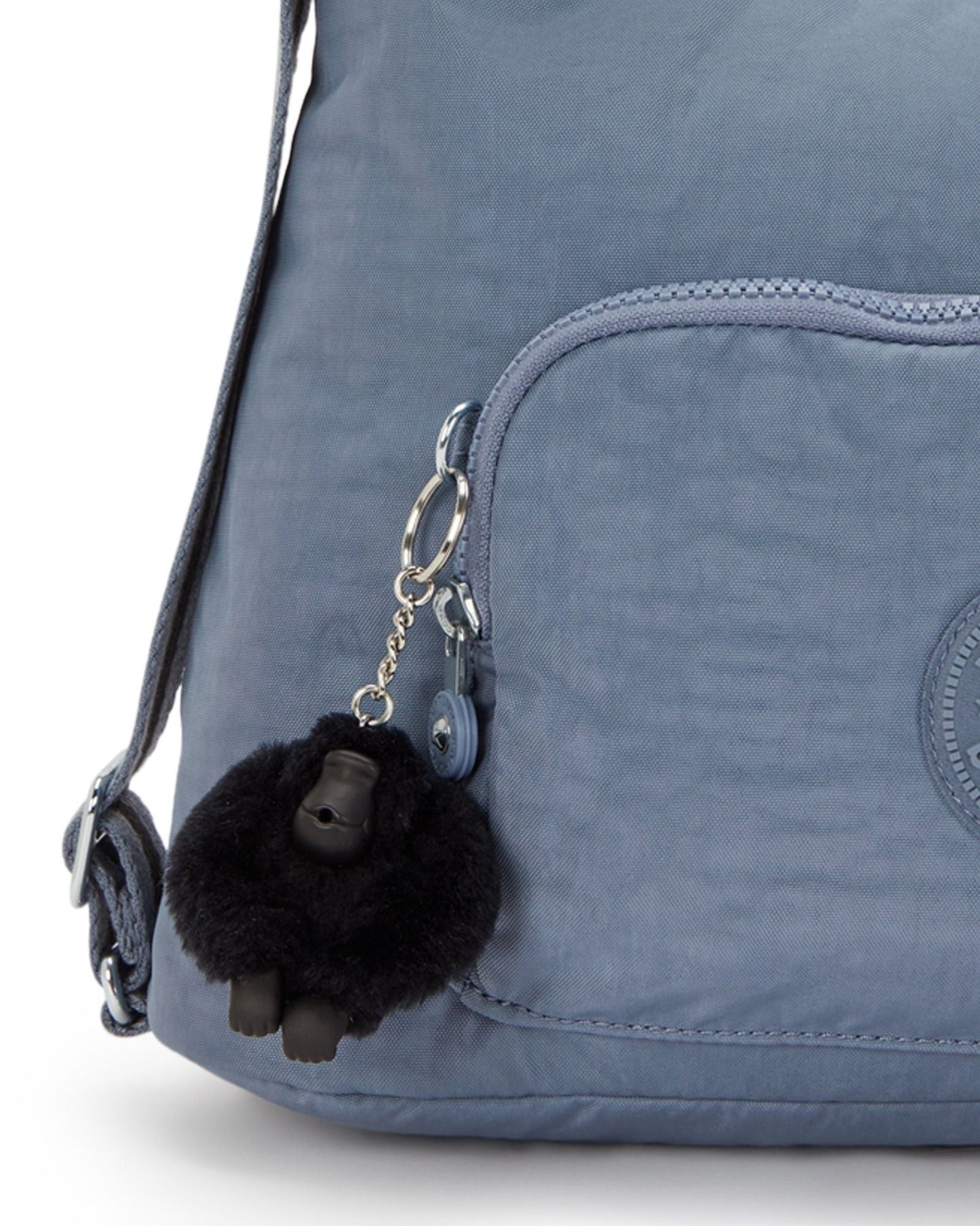 حقيبة كتف متوسطة Kipling Yenna Blue Stone (قابلة للتحويل إلى حقيبة ظهر) I6721-6FB