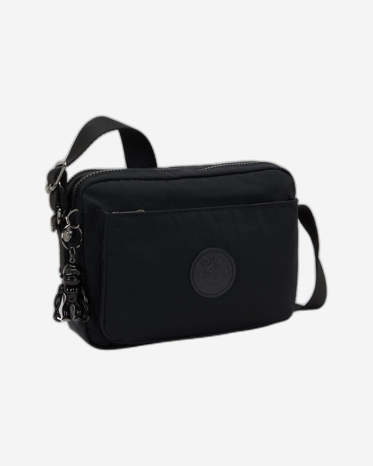 حقيبة كروسبودي متوسطة Kipling Abanu M باللون الأسود اللانهائي I6847-2En
