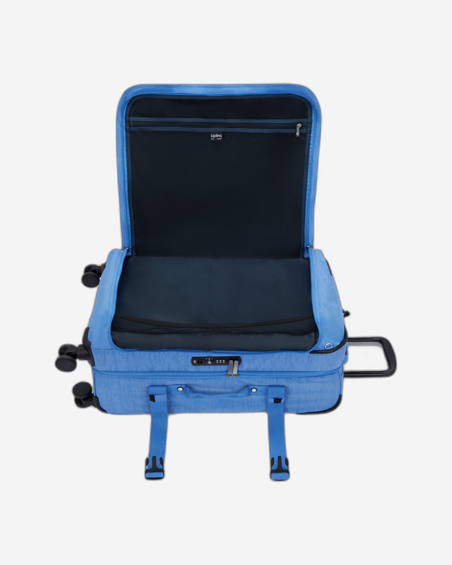 حقيبة سفر Kipling Spontaneous M Cocktail Blue متوسطة الحجم بعجلات I6918-87S