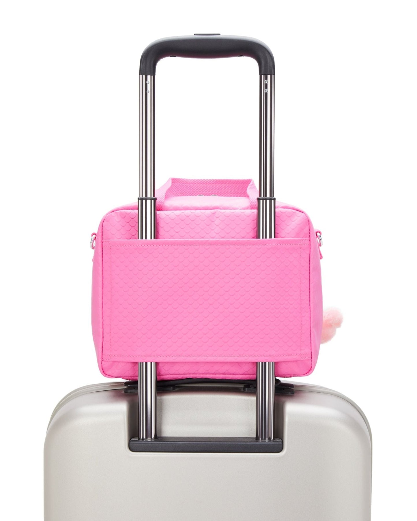 حقيبة غداء كبيرة Kipling Miyo Pink Mermaid Em مع جراب عربة I6952-56J