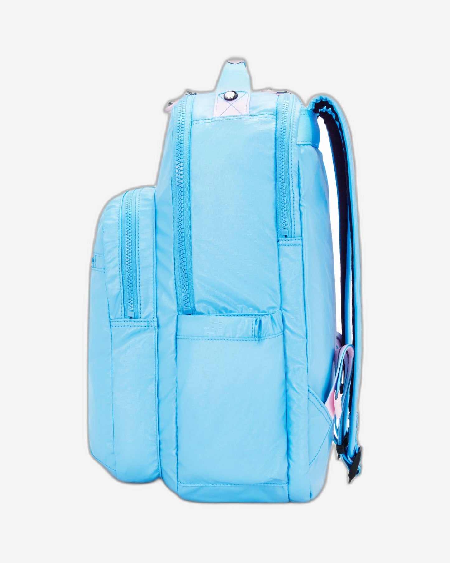 حقيبة ظهر Kipling Seoul Lap Sea Blue Met Large مع حجرة للكمبيوتر المحمول I7135-52D