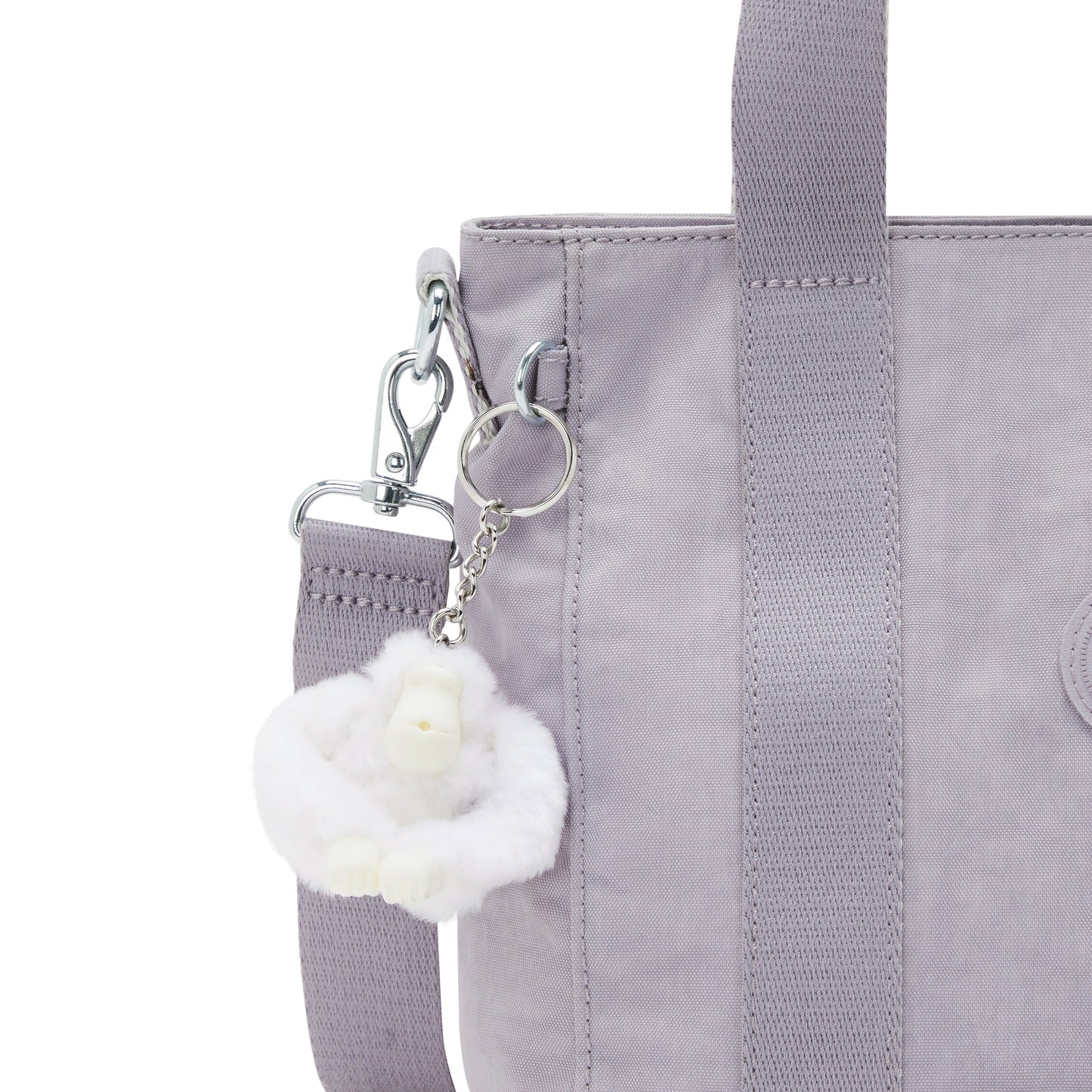 حقيبة KIPLING-Asseni Mini-Small (بحزام كتف قابل للإزالة)-رمادي فاتح-I7149-1FB