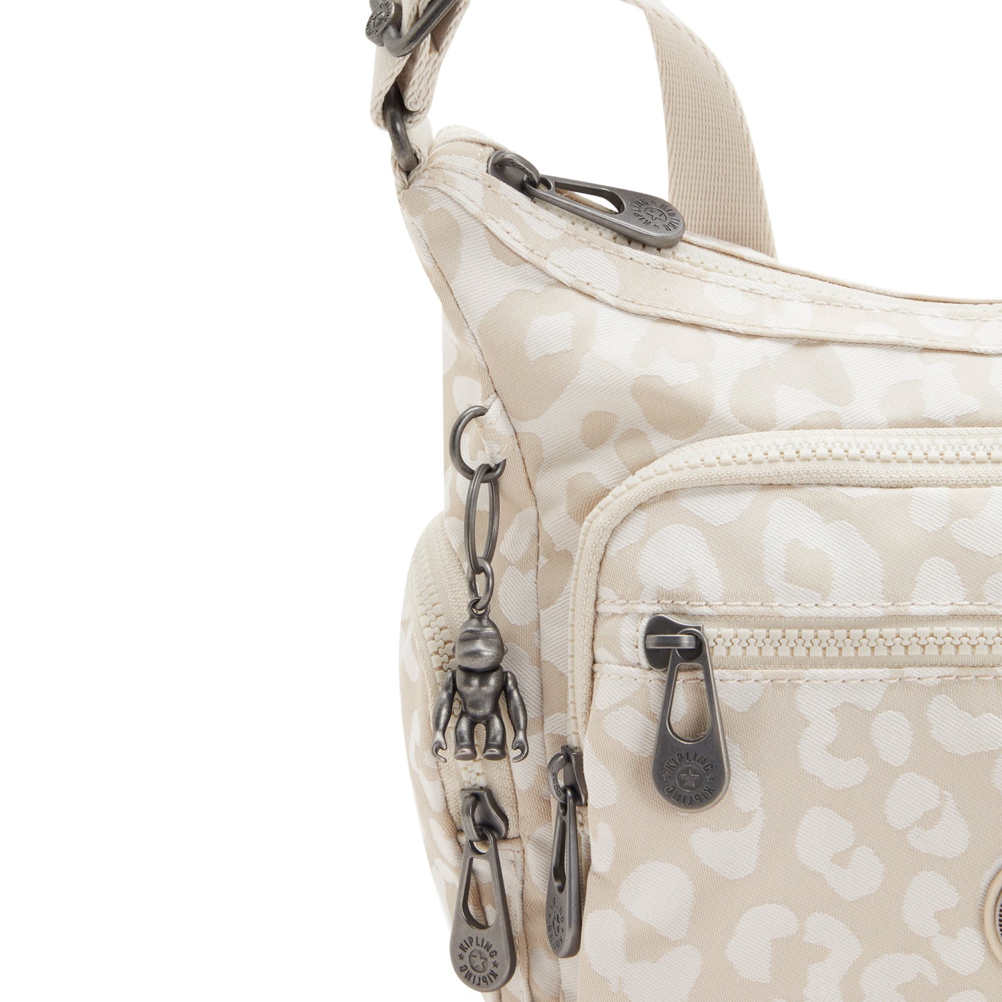 حقيبة KIPLING-Gabbie S-Medium crossbody-White Cheetah J-I7171-T8J