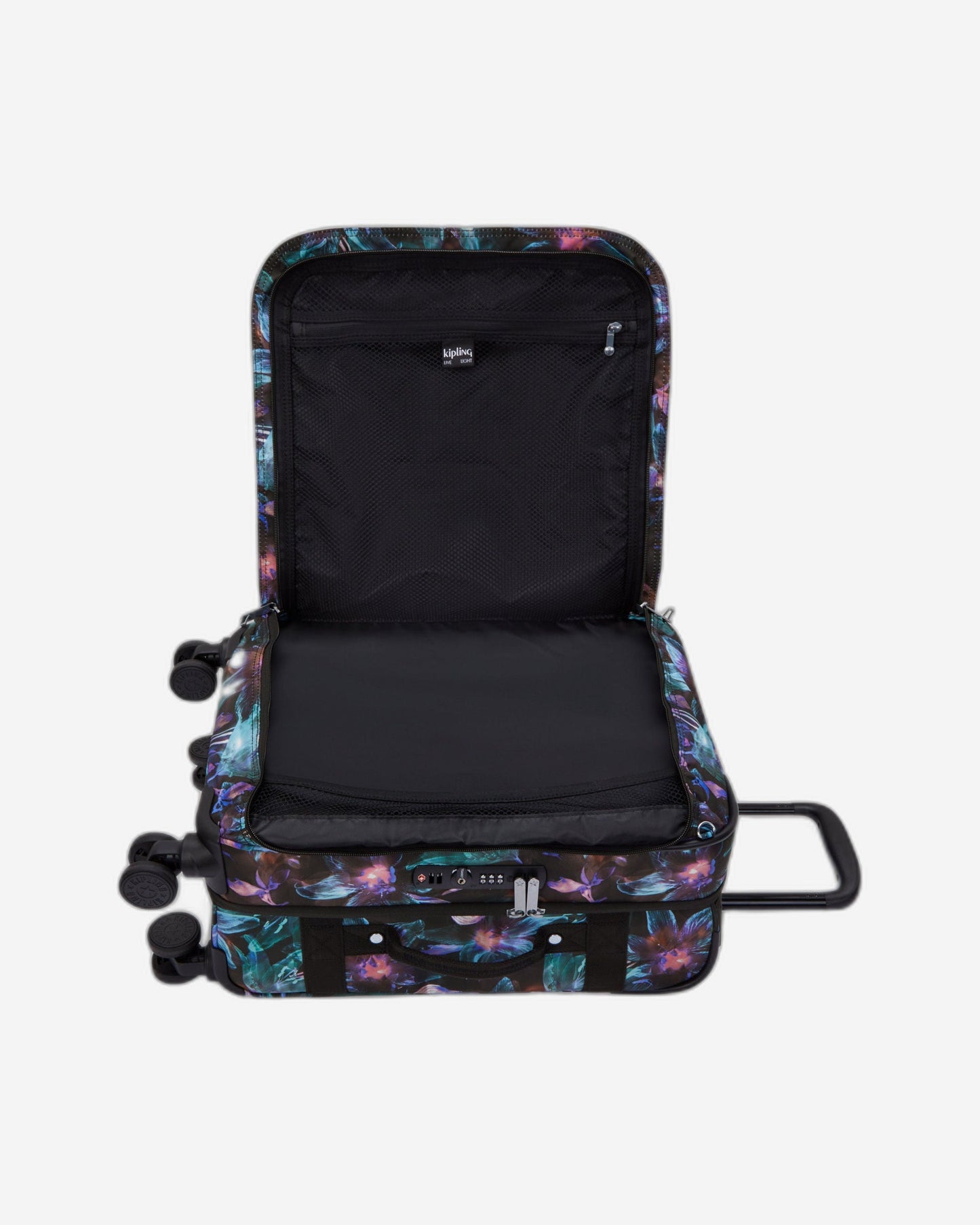 حقيبة سفر Kipling Spontaneous S Spectral Orchid صغيرة الحجم بعجلات I7211-7DP