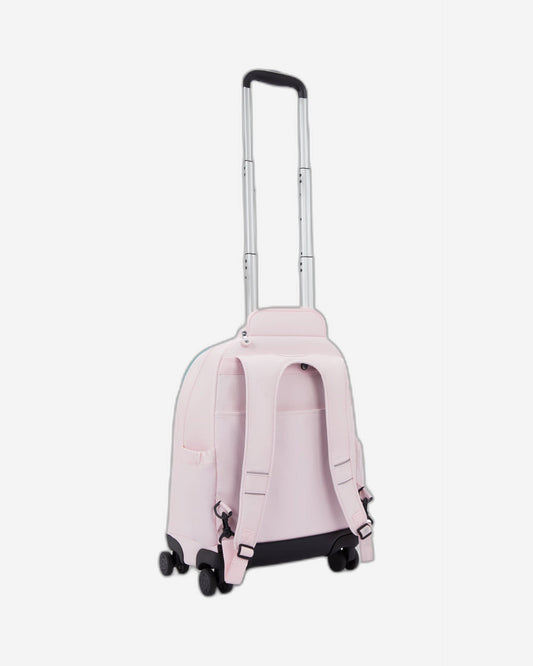 حقيبة ظهر Kipling New Zea Sea Pink Met كبيرة بعجلات مع حجرة للكمبيوتر المحمول I7267-52J